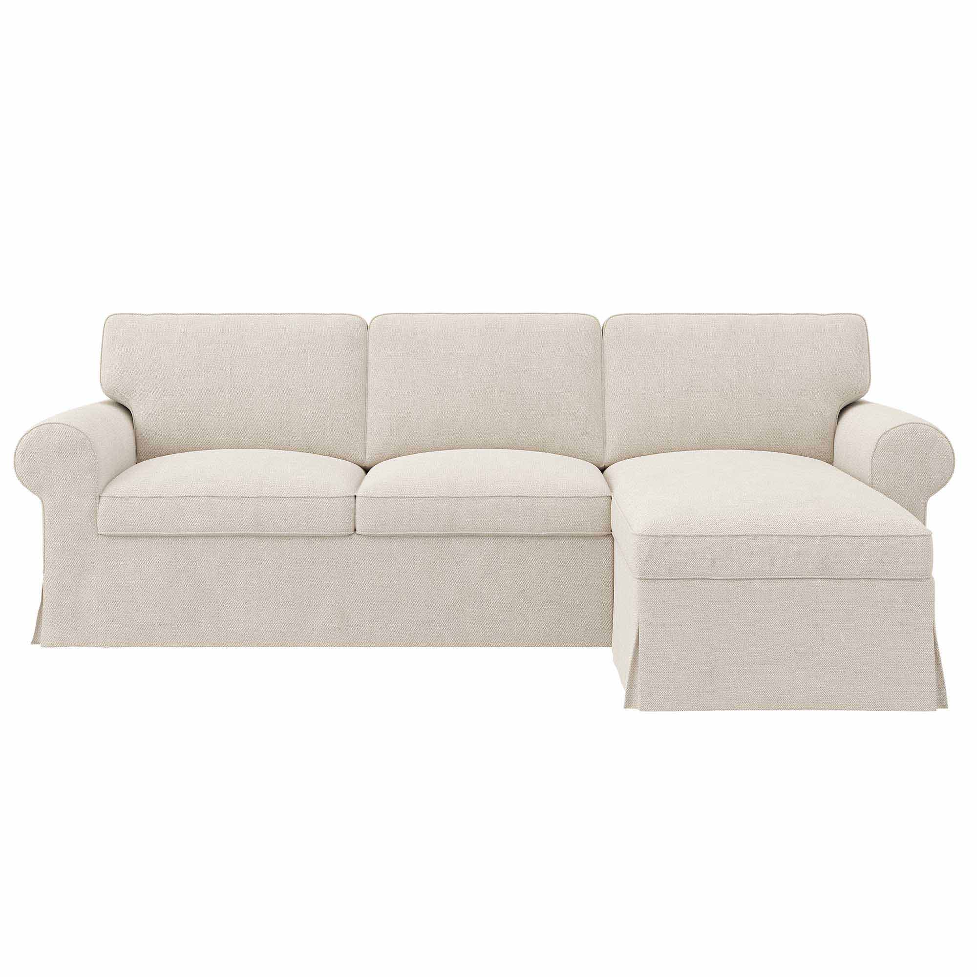 Ektorp Loveseat with Chaise Lounge Cover