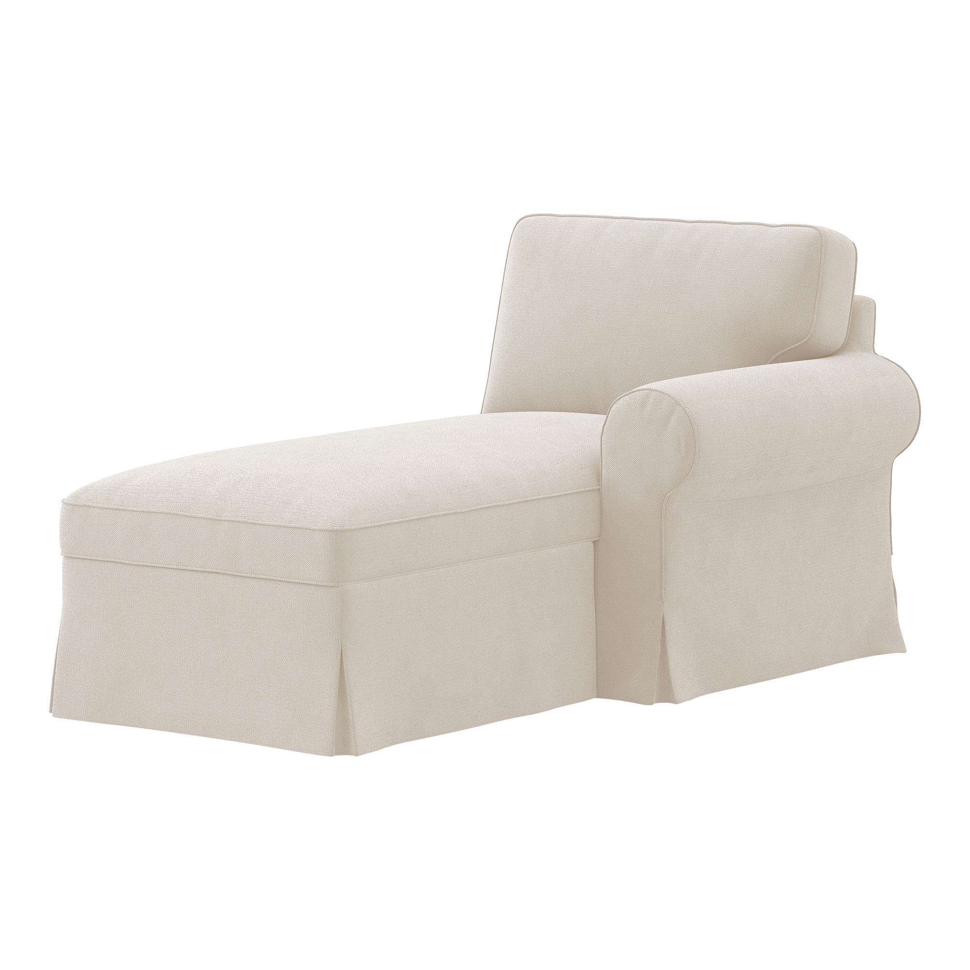 Ektorp Chaise Lounge with Arm Sofa Cover