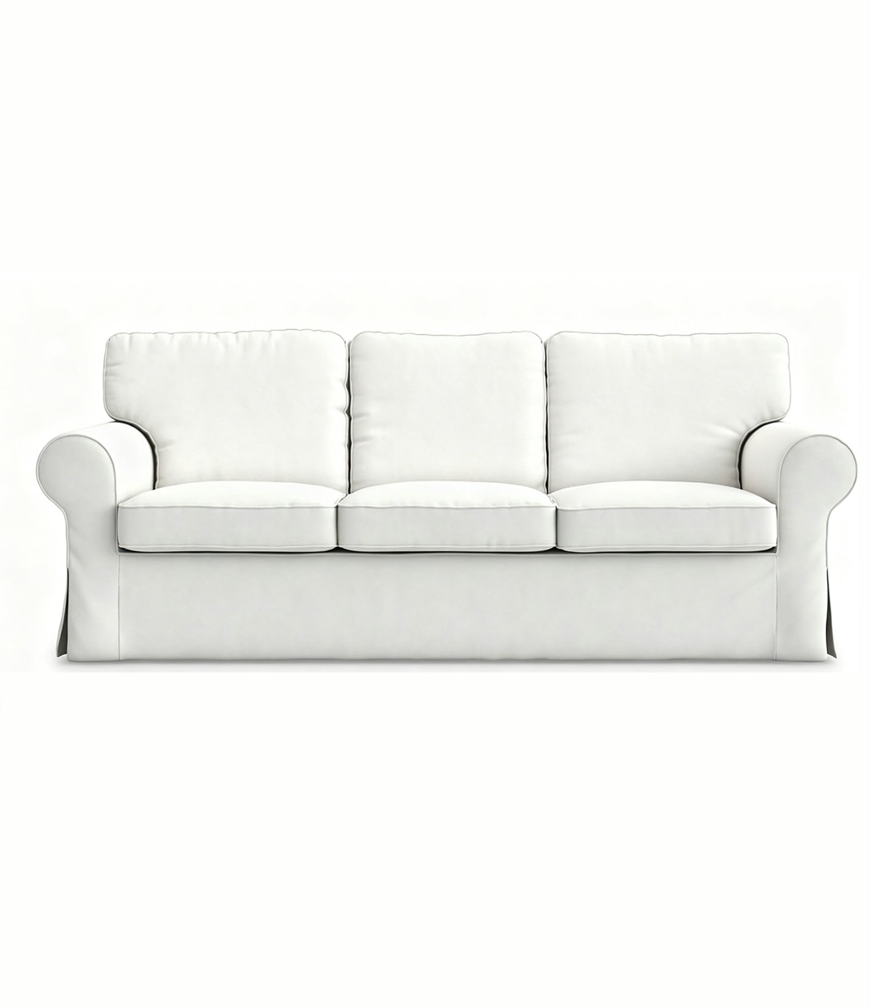 Pottery Barn Basic 3 Seater Sofa Cover-Cobalt blue-Velvet