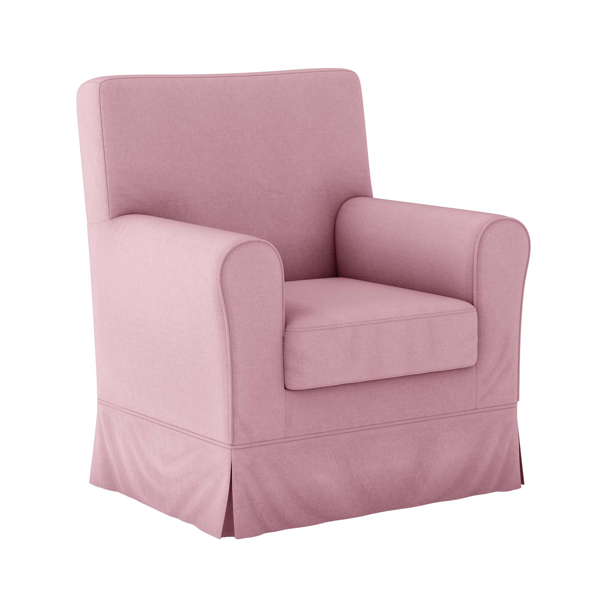 Ektorp Jennylund Chair Cover-Blush pink-Structural Weave