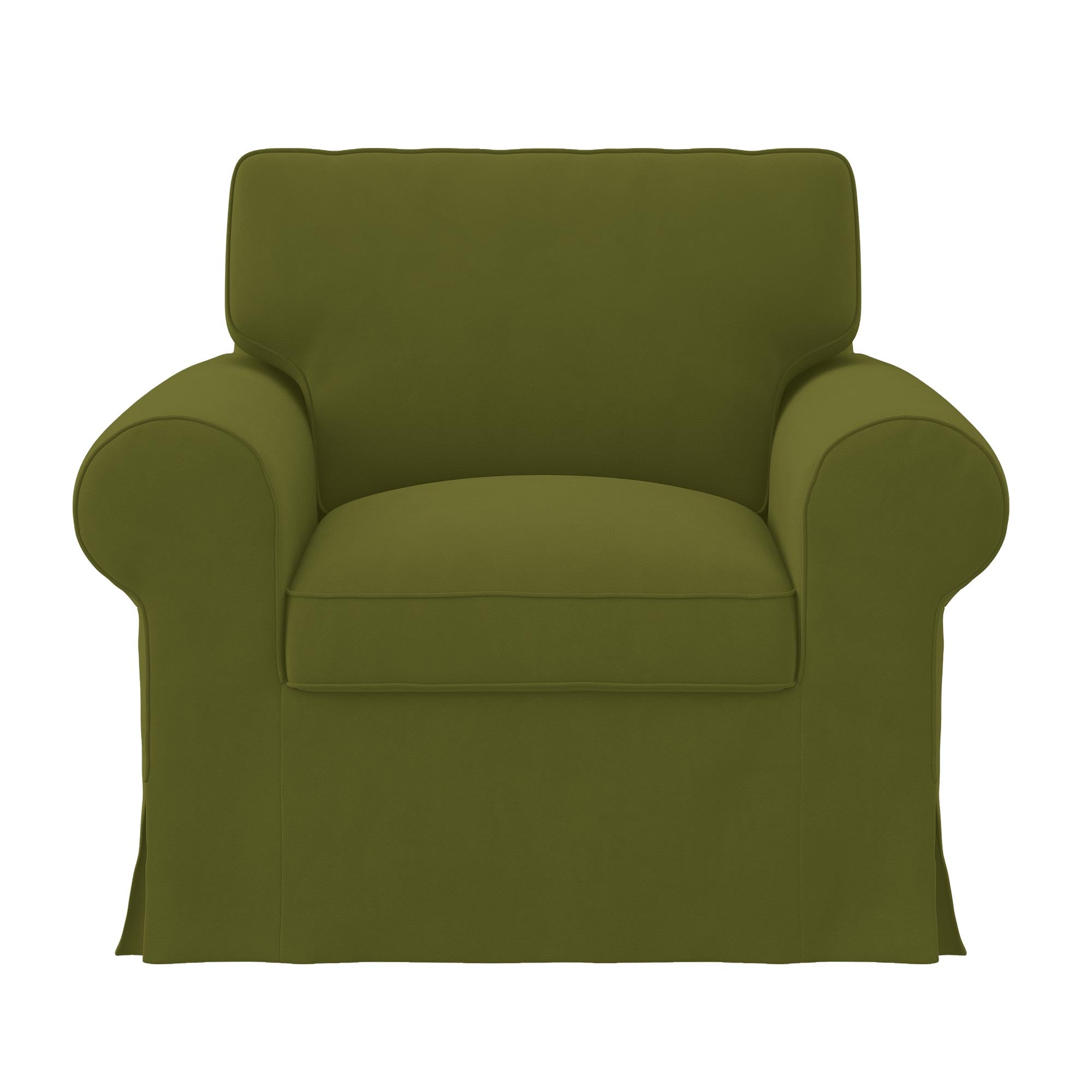 Ektorp Armchair Cover-Microfiber Olive