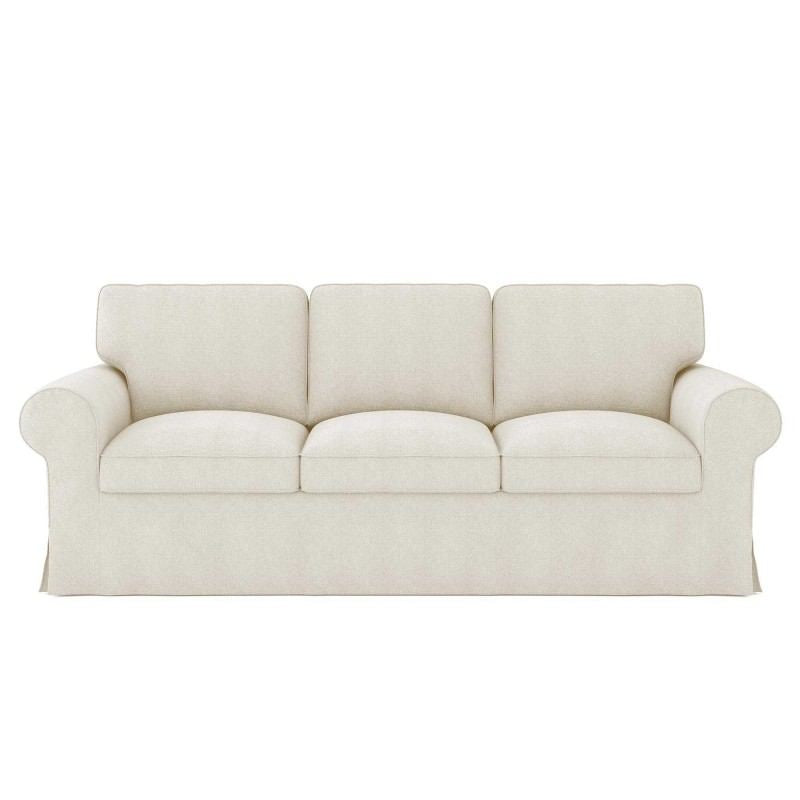Ektorp 3 Seat Sofa Cover-Structural Weave Cream