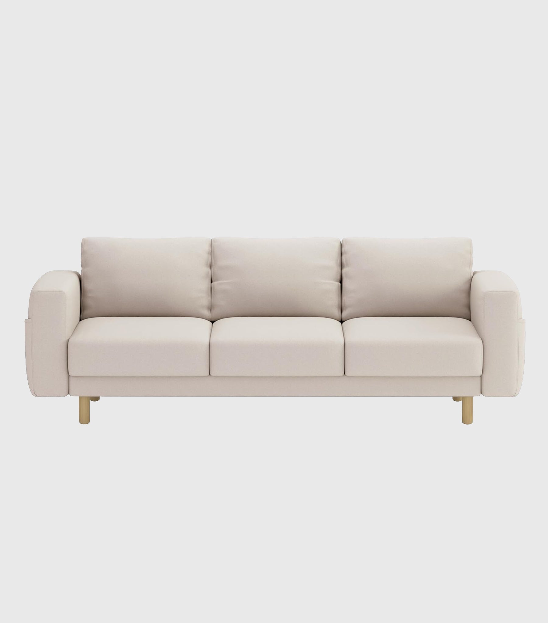 Norsborg 3 Seat Sofa Cover-Charcoal-Structural Weave