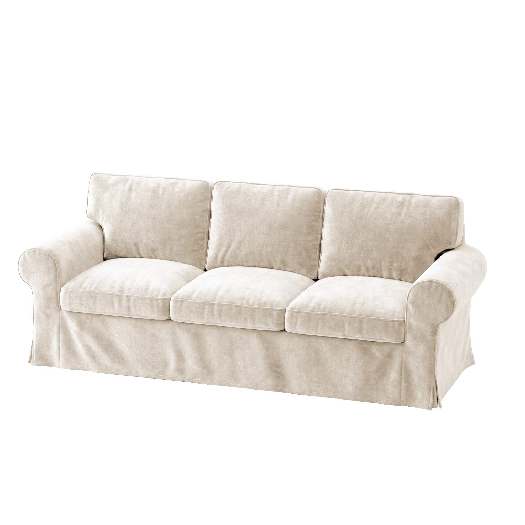 Ektorp 3 Seat Sofa Cover-Chenille Buttermilk