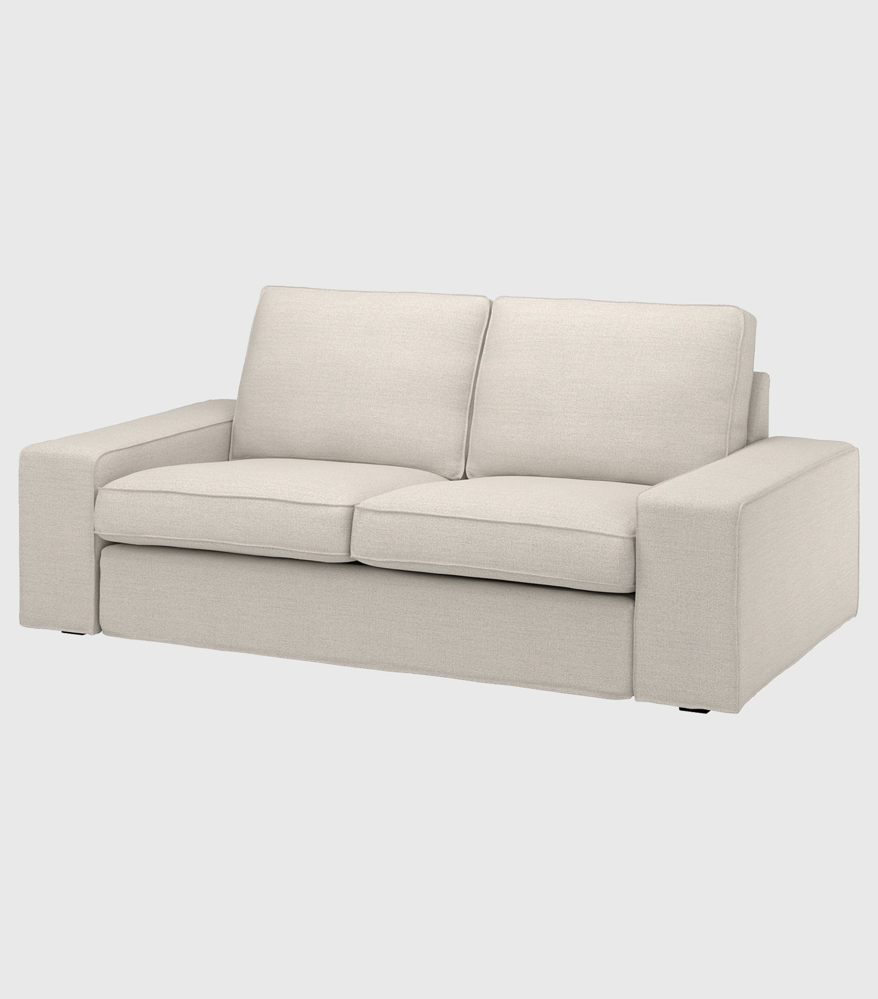 KIVIK Loveseat Cover-Charcoal-Structural Weave