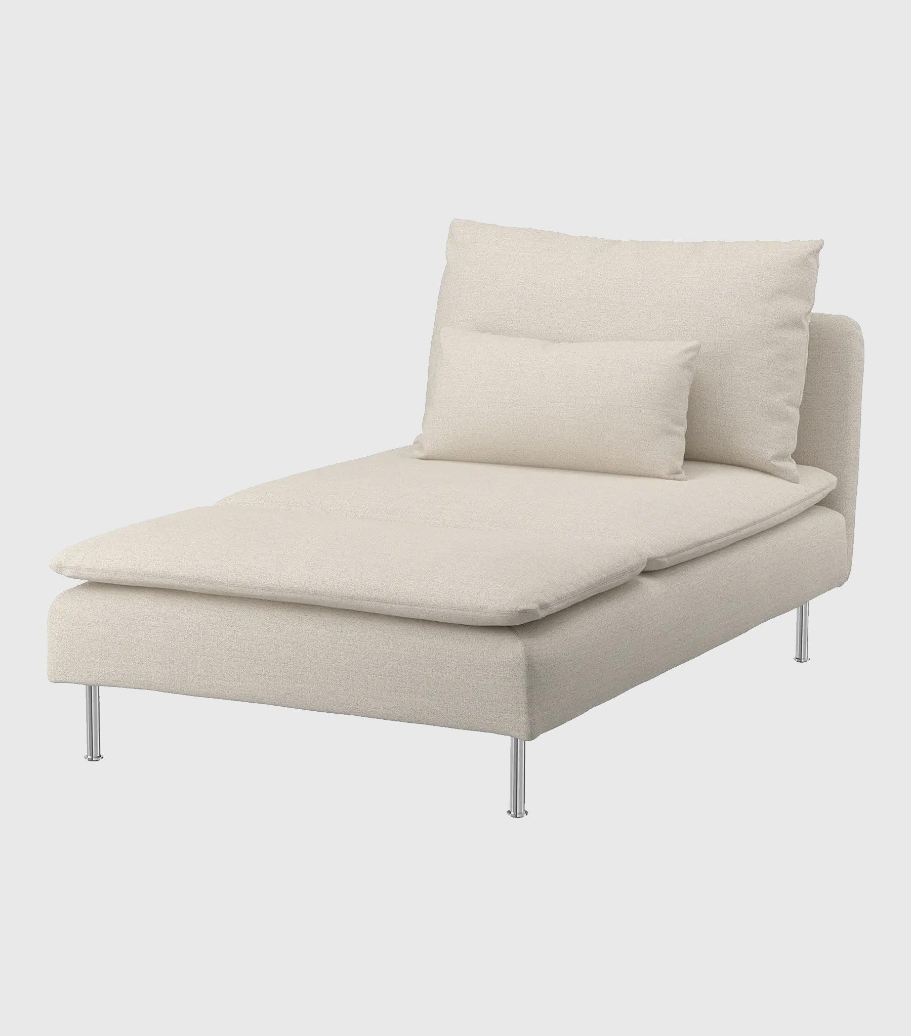 Soderhamn Chaise Lounge Cover-Charcoal-Structural Weave