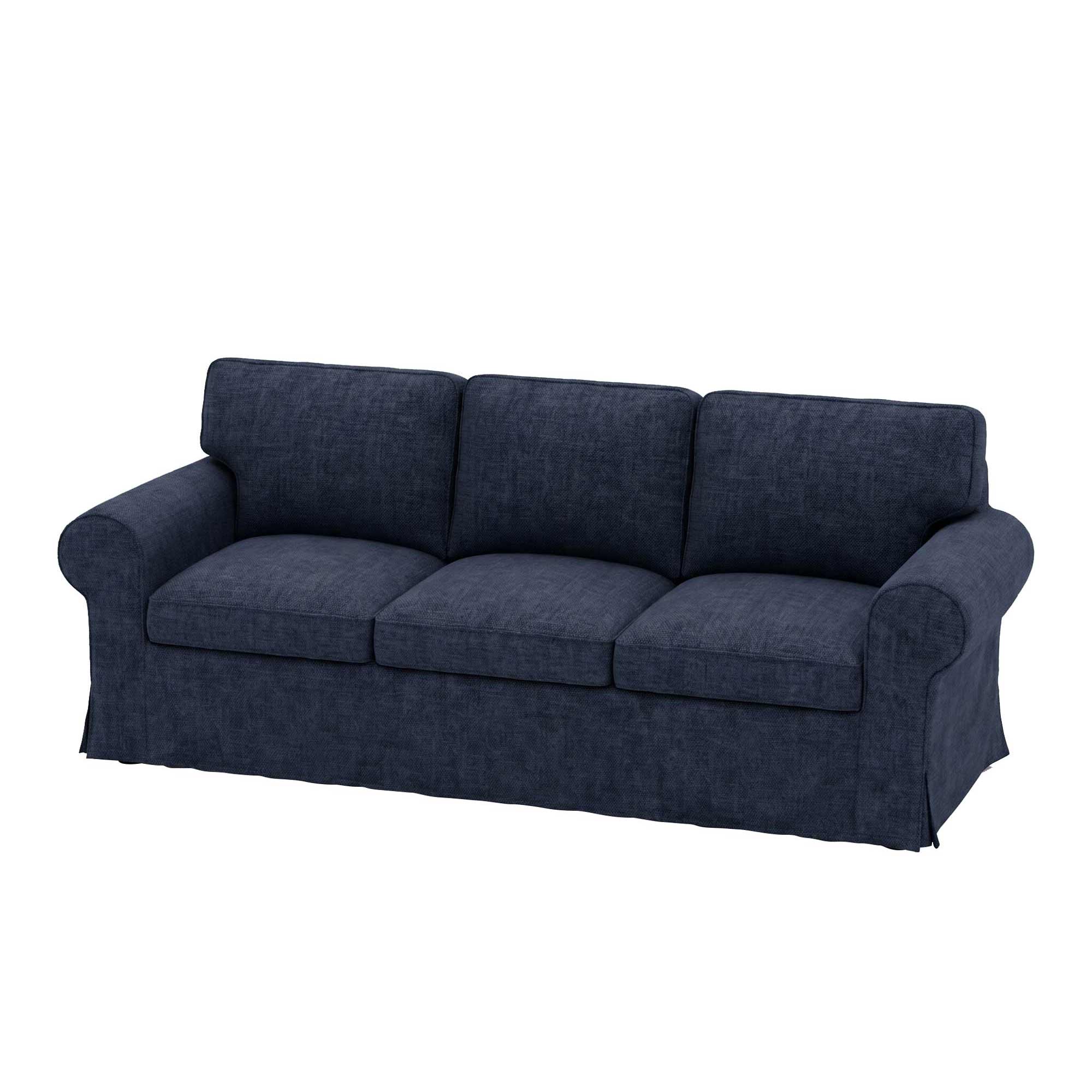 Ektorp 3 Seat Sofa Cover-Chenille Midnight