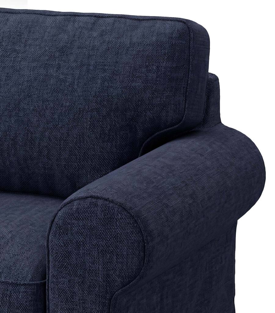 Ektorp Armchair Cover-Chenille Midnight