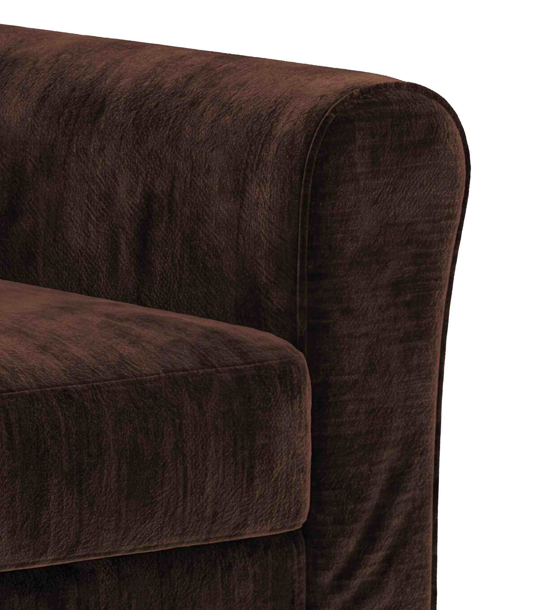 Ektorp 4 Seat Sofa Cover-Chenille Chestnut