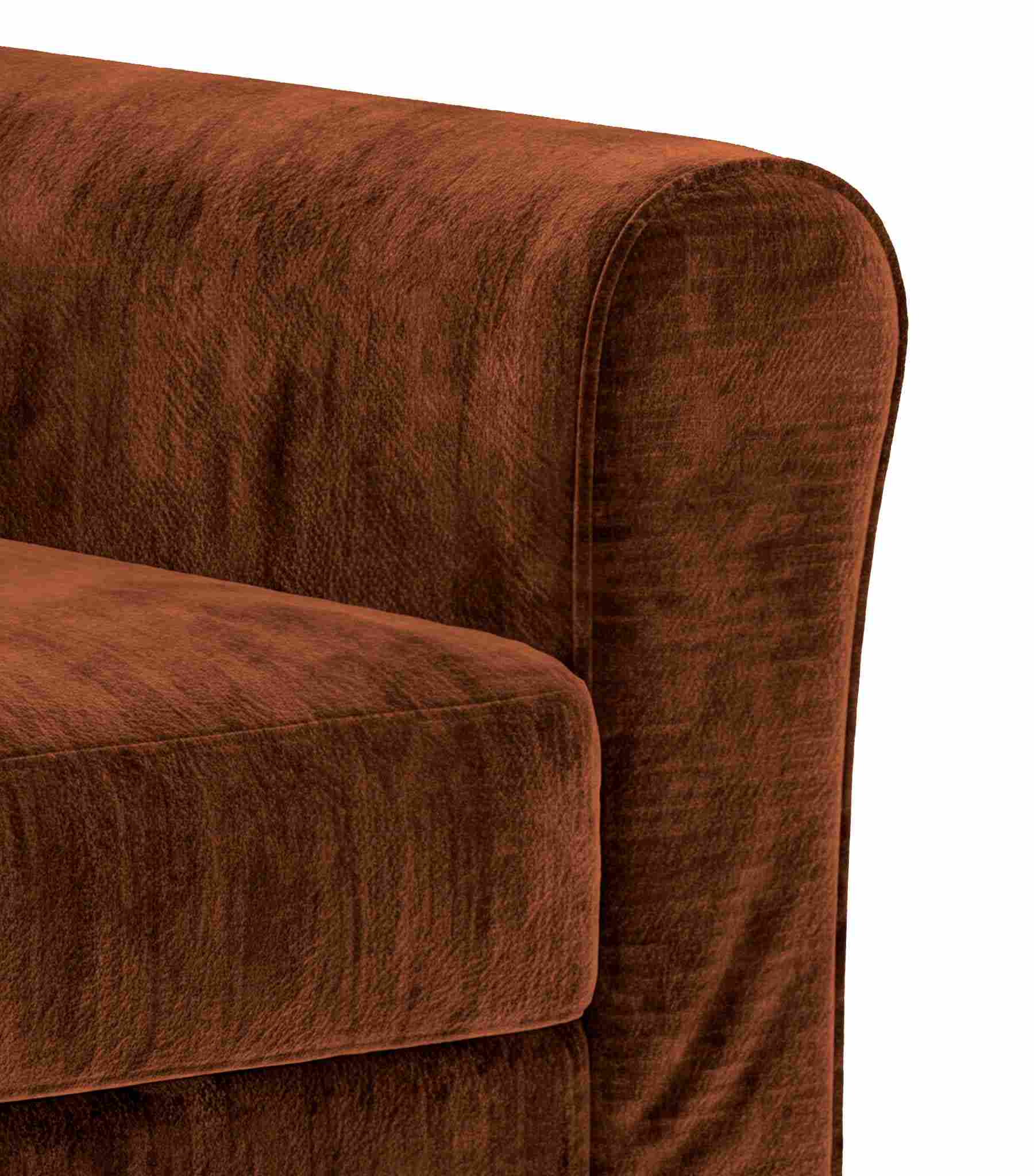 Ektorp Jennylund Chair Cover-Chenille Terracotta