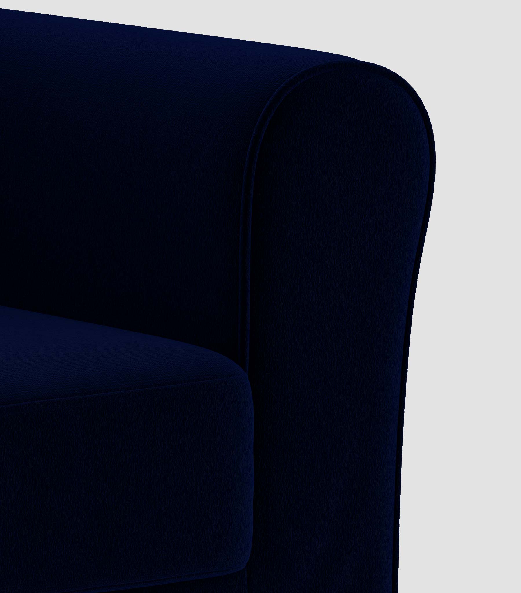Ektorp Jennylund Chair Cover- Cobalt blue-Velvet
