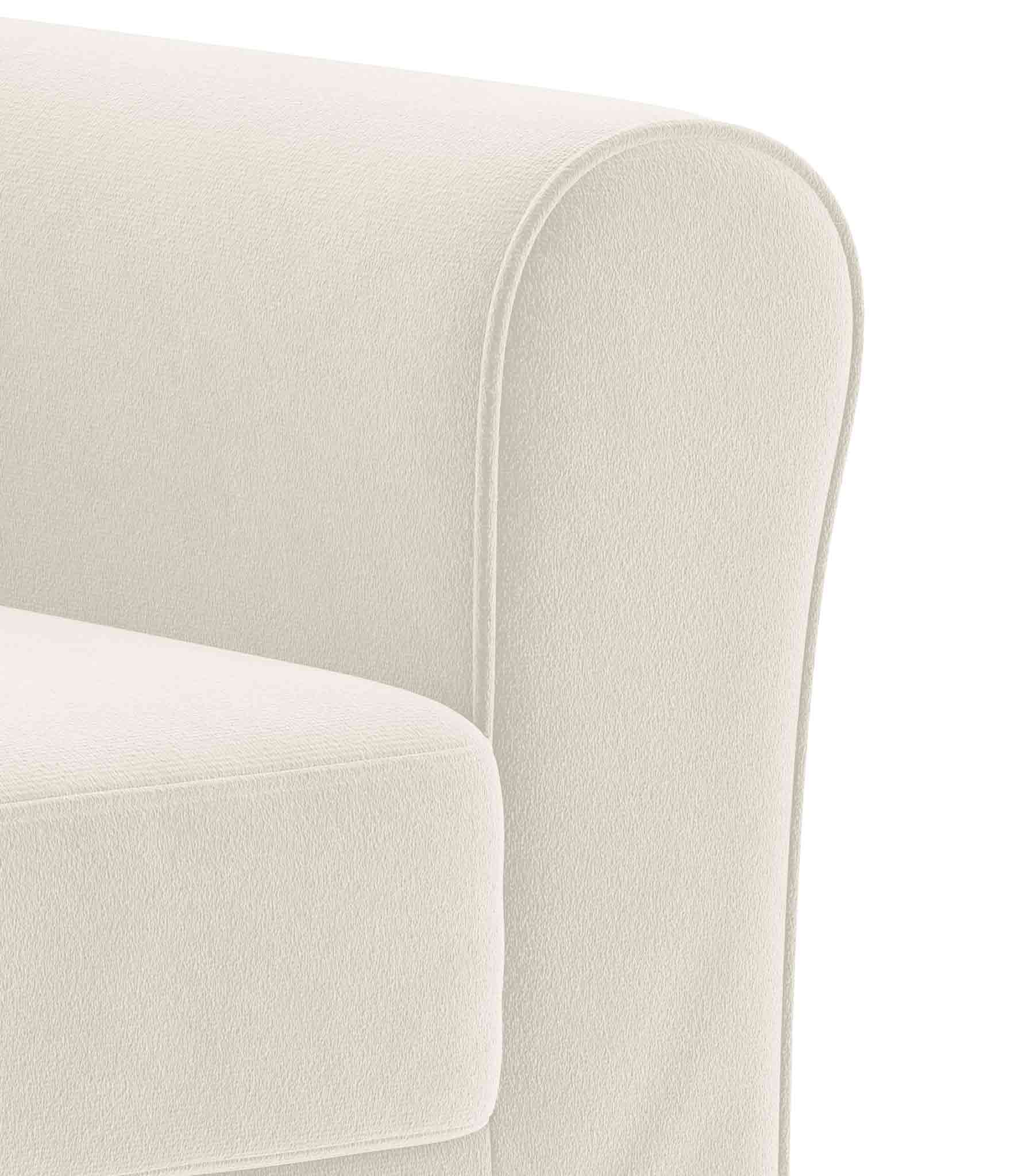 Ektorp Jennylund Chair Cover-Beige-Velvet