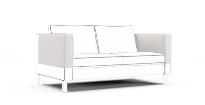 Sofa armrest covers-Care+Canvas Snow-Care+Canvas