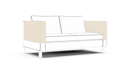 Sofa armrest covers-Care Linen Cream-Care Linen