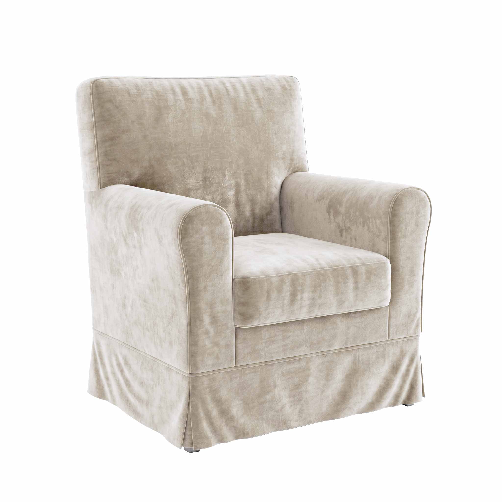 Ektorp Jennylund Chair Cover-Chenille Buttermilk