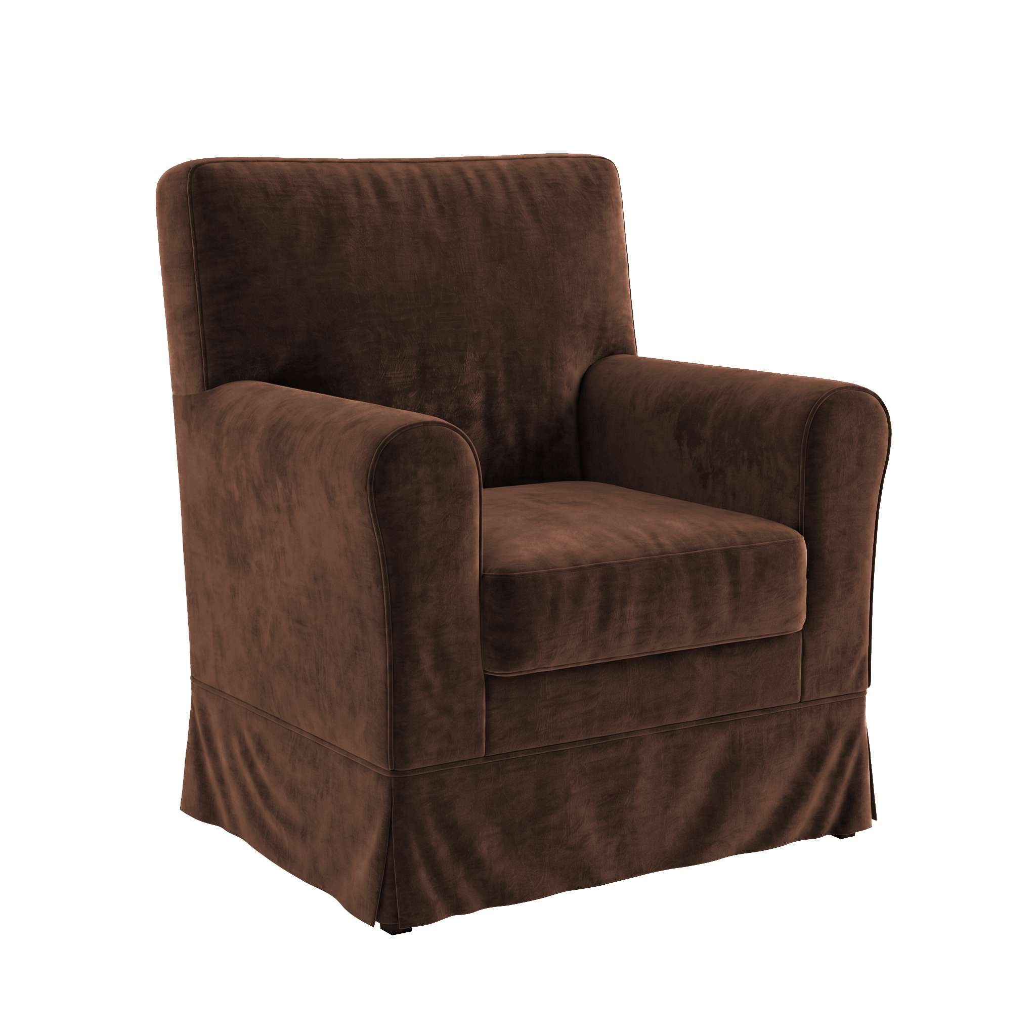 Ektorp Jennylund Chair Cover-Chenille Chestnut