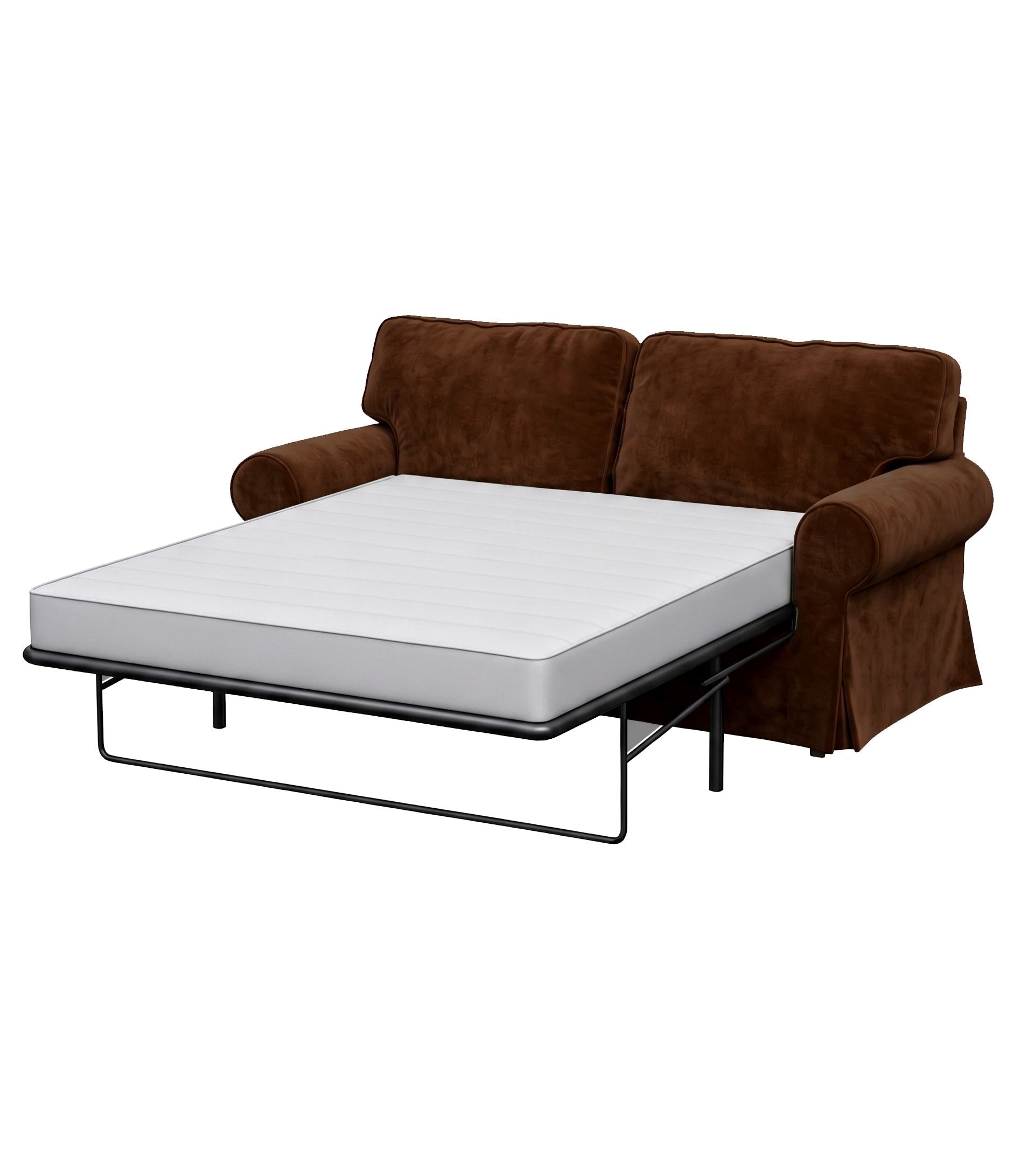 Ektorp Two-Seater Sofa Bed Cover-Chenille Chestnut