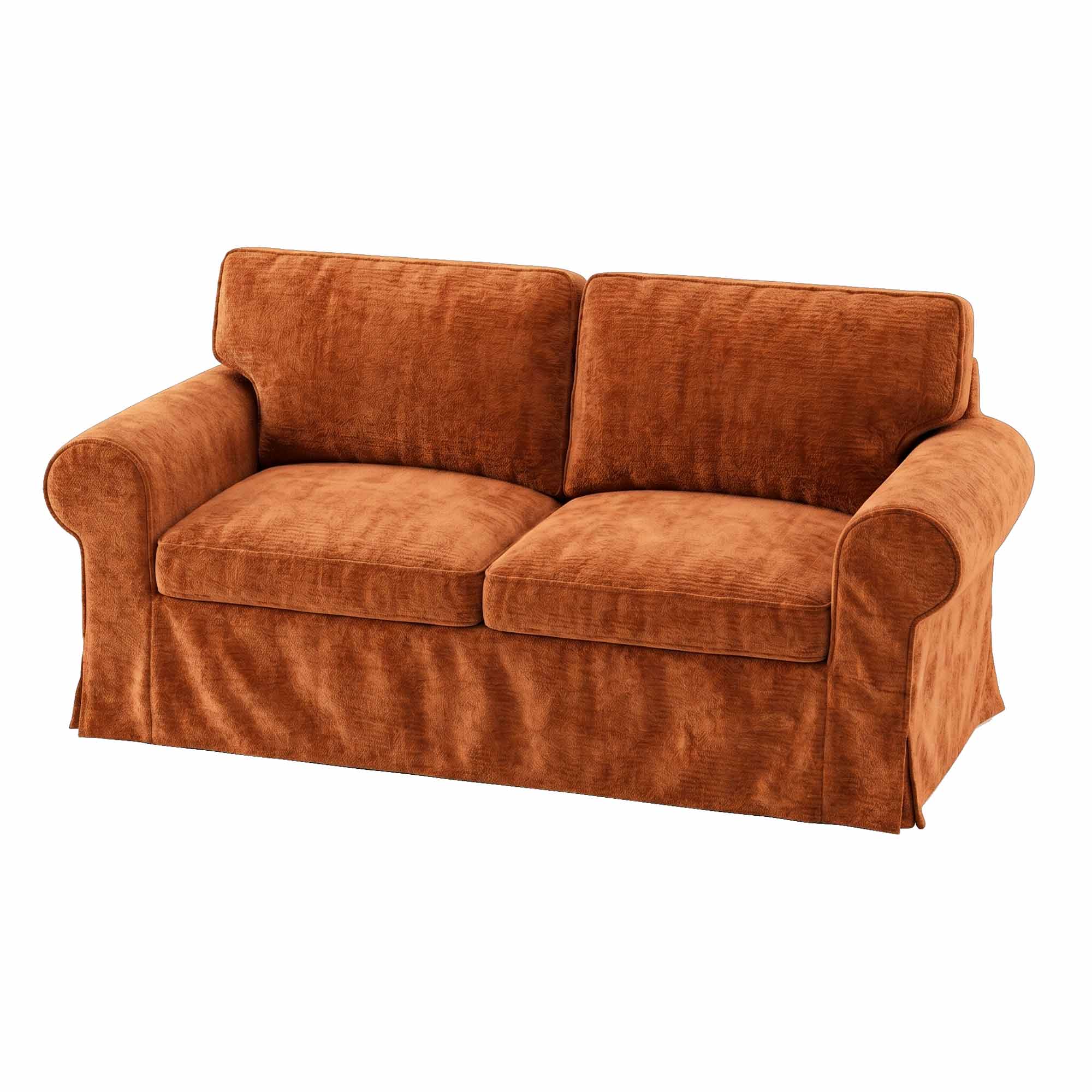 Ektorp Loveseat Cover-Chenille Terracotta