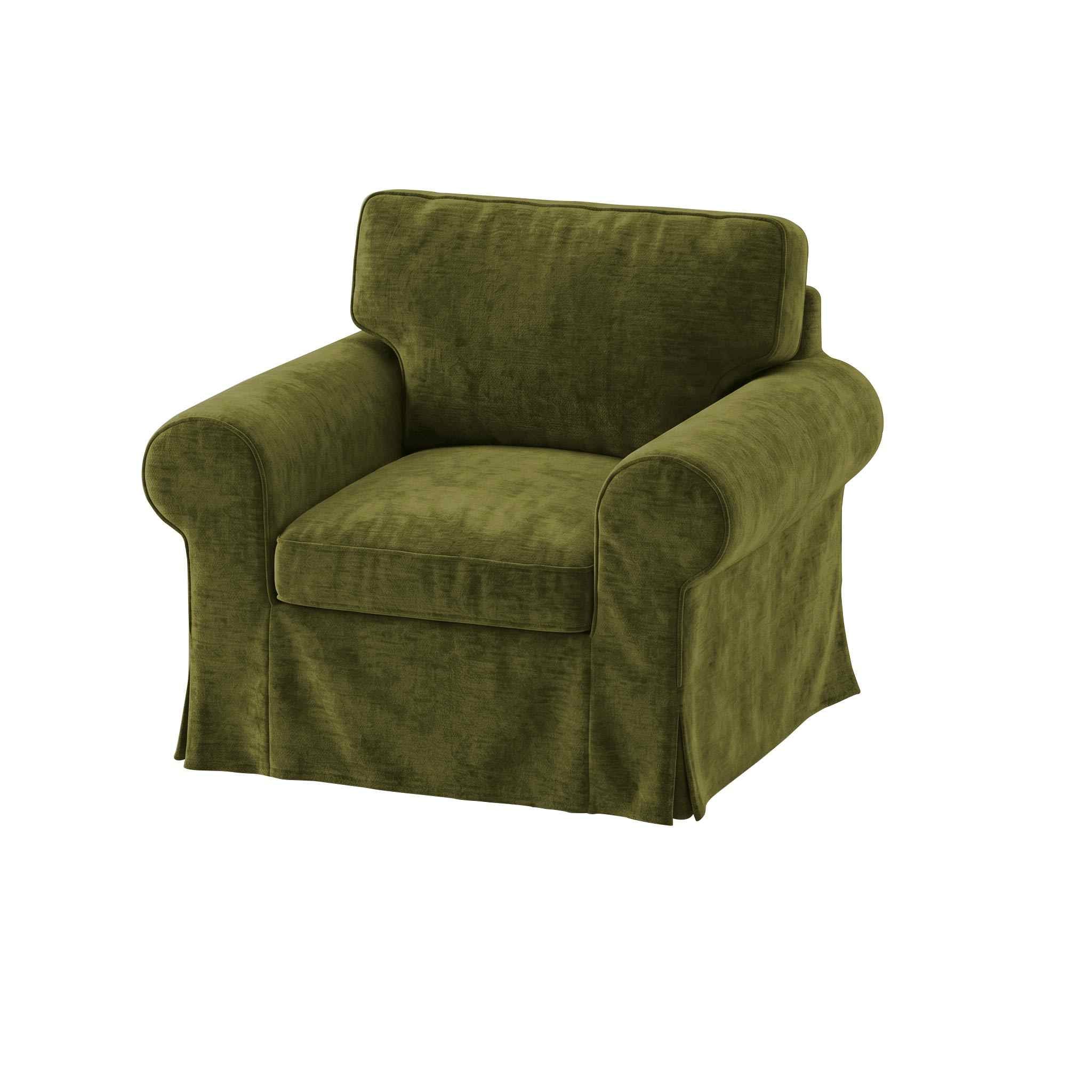 Ektorp Armchair Cover-Chenille Winter Moss