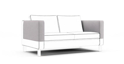 Sofa armrest covers--Everyday Weave Pebble-Everyday Weave