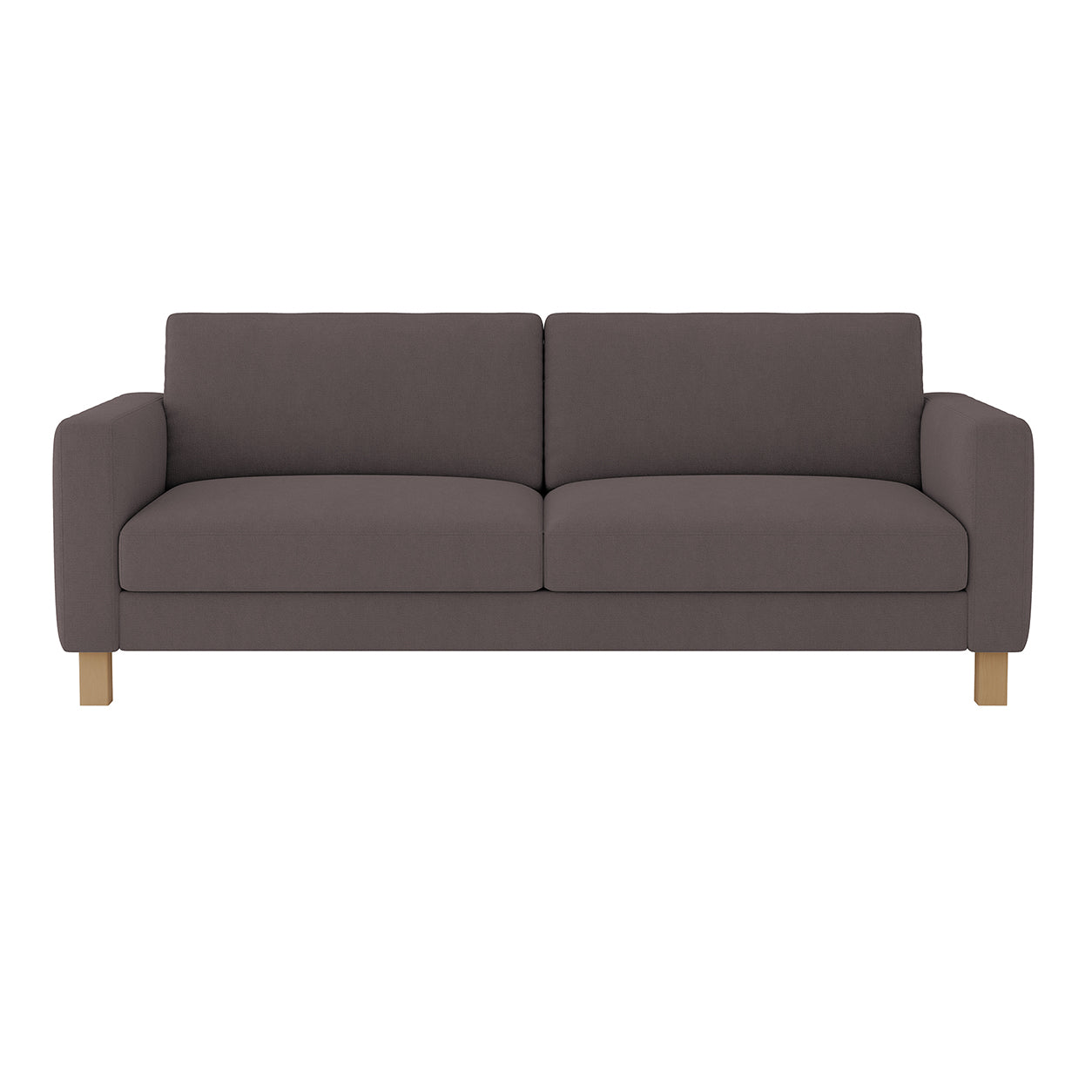 Karlstad 3 Seat Sofa Cover-ash-Microfiber
