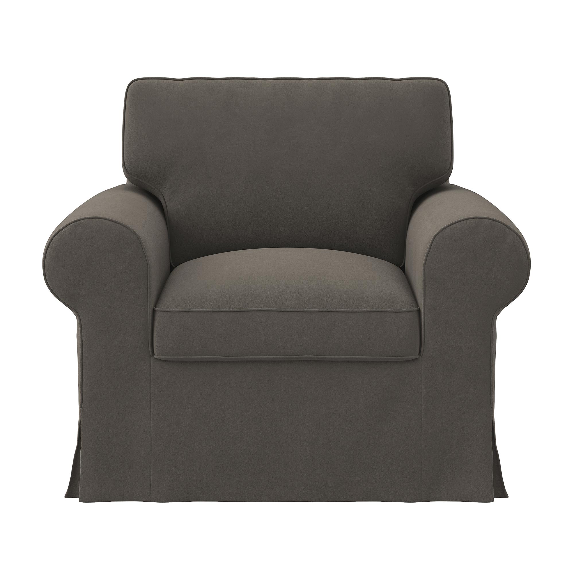 UPPLAND Armchair Cover-Ash-Microfiber