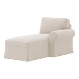 Ektorp Chaise Lounge with Arm Sofa Cover