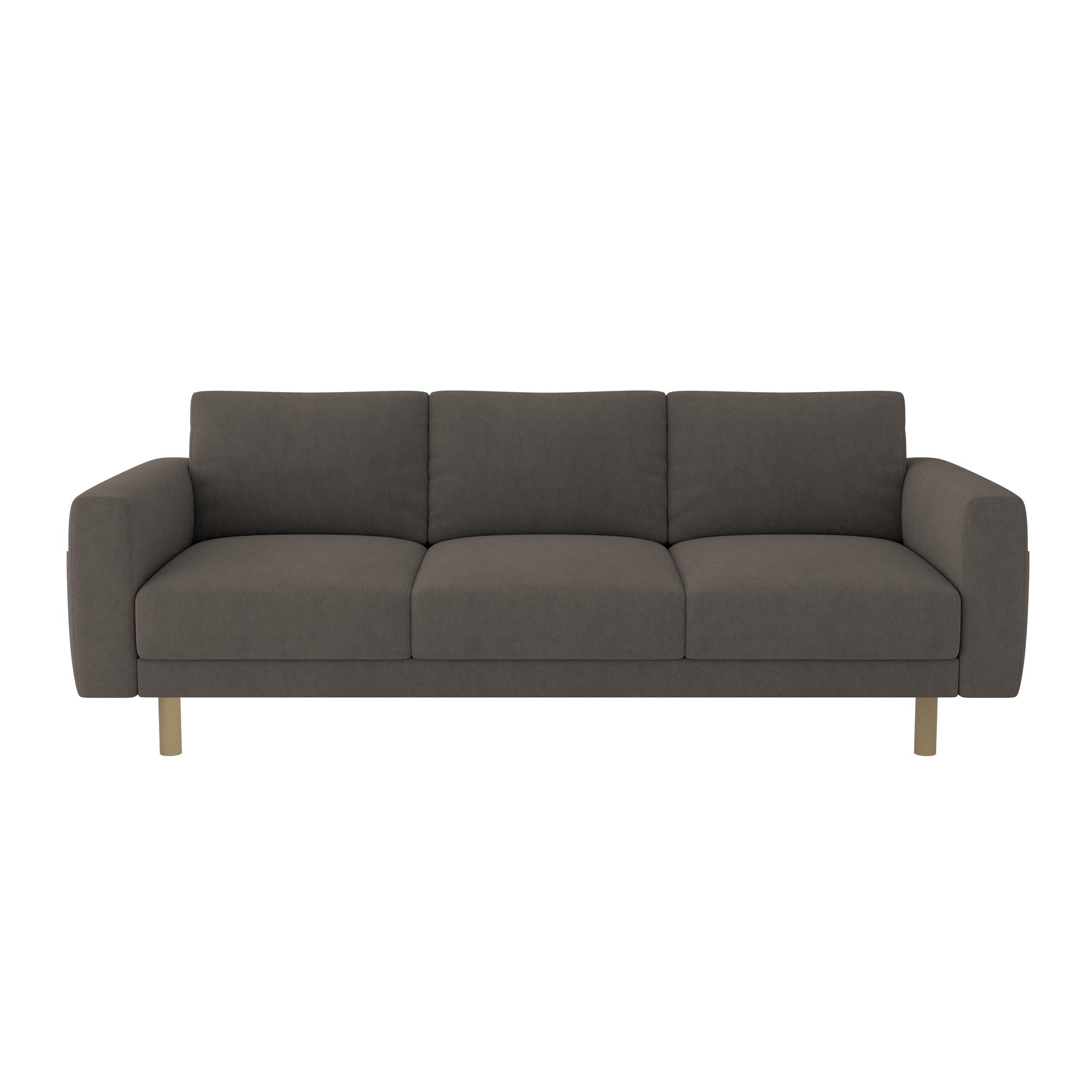 Norsborg 3 Seat Sofa Cover-Ash-Microfiber