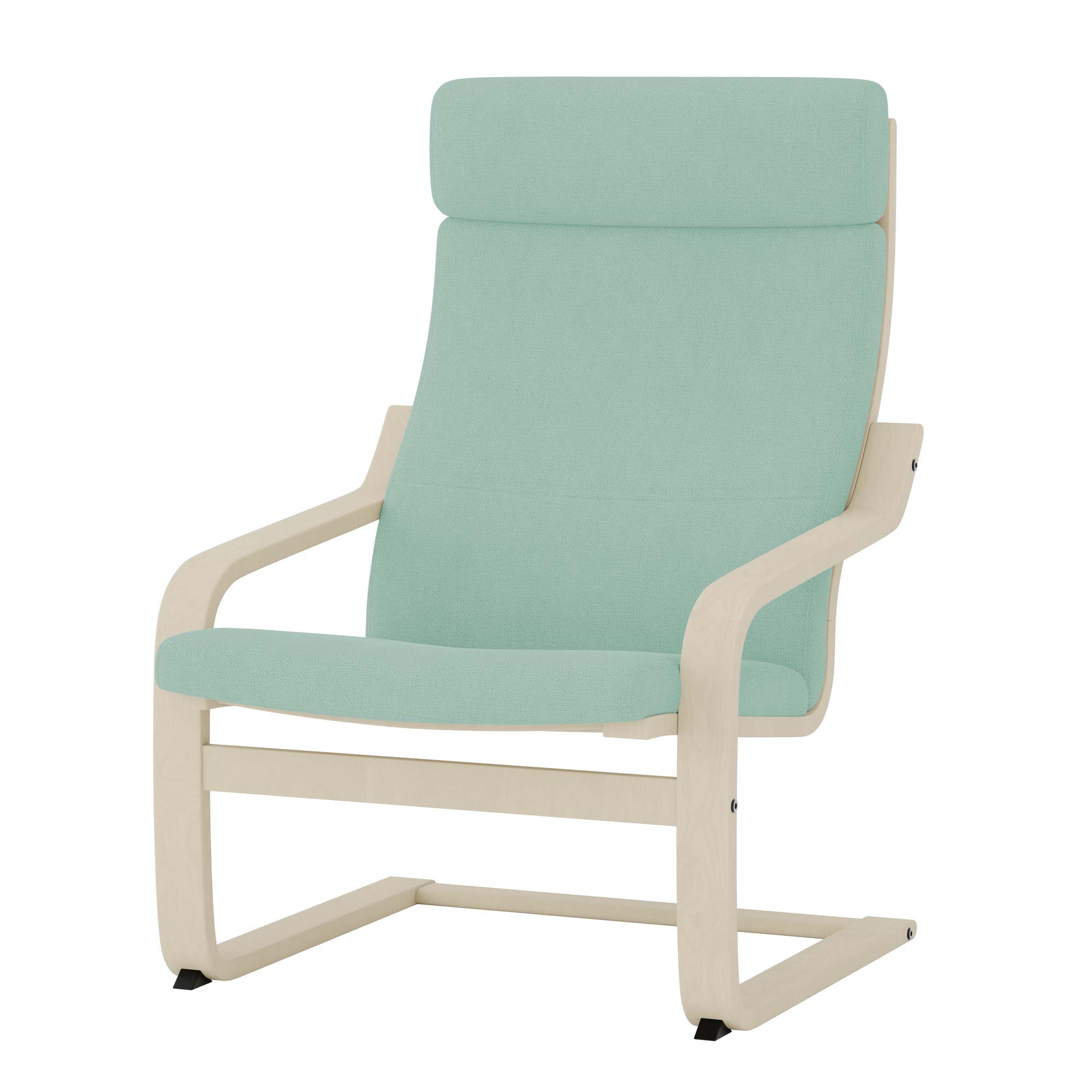 Poang Armchair Cover-Microfiber Mint
