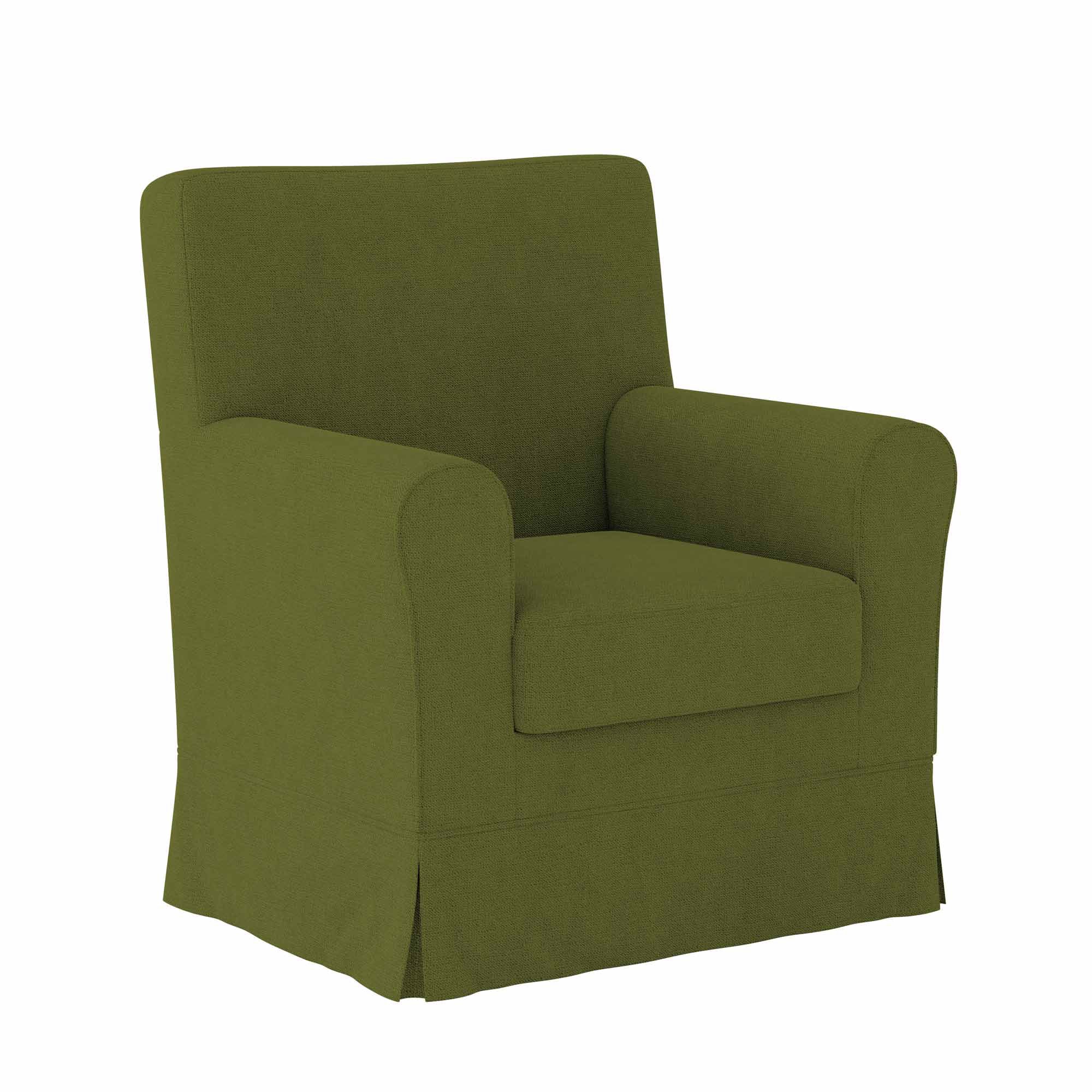 Ektorp Jennylund Chair Cover-Microfiber Olive