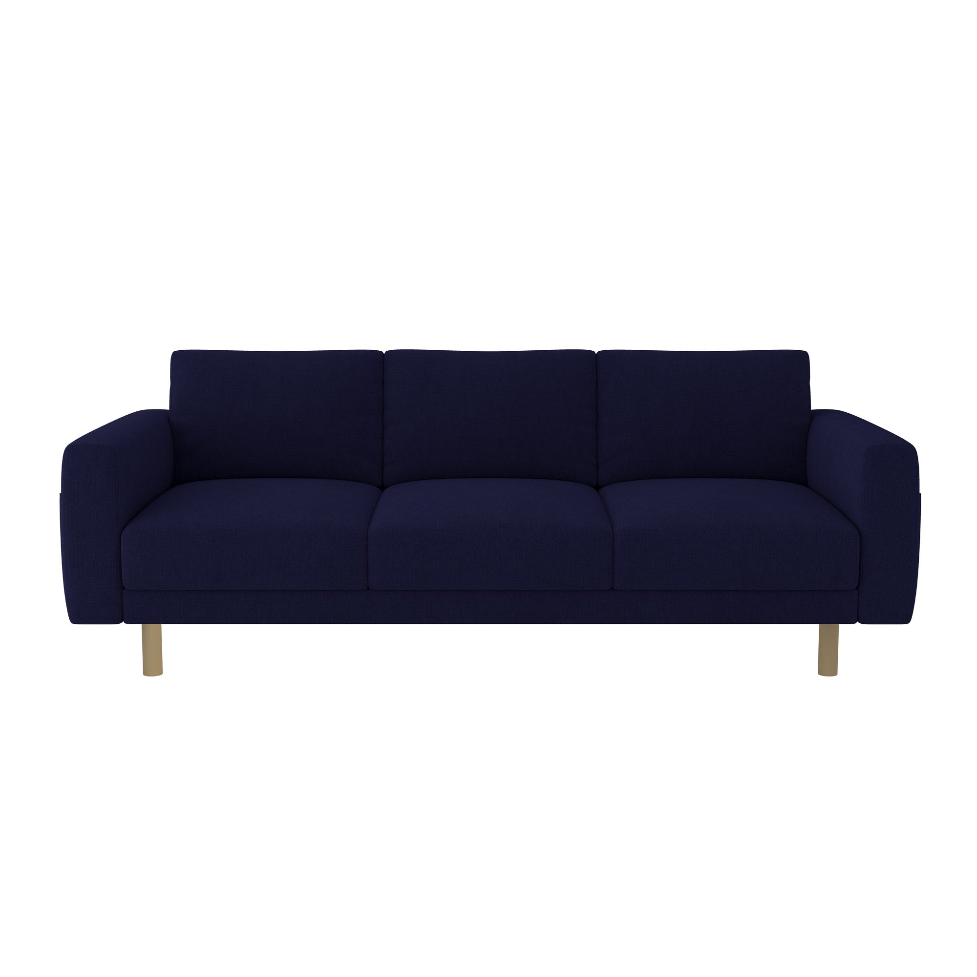 Norsborg 3 Seat Sofa Cover-Navy blue-Microfiber