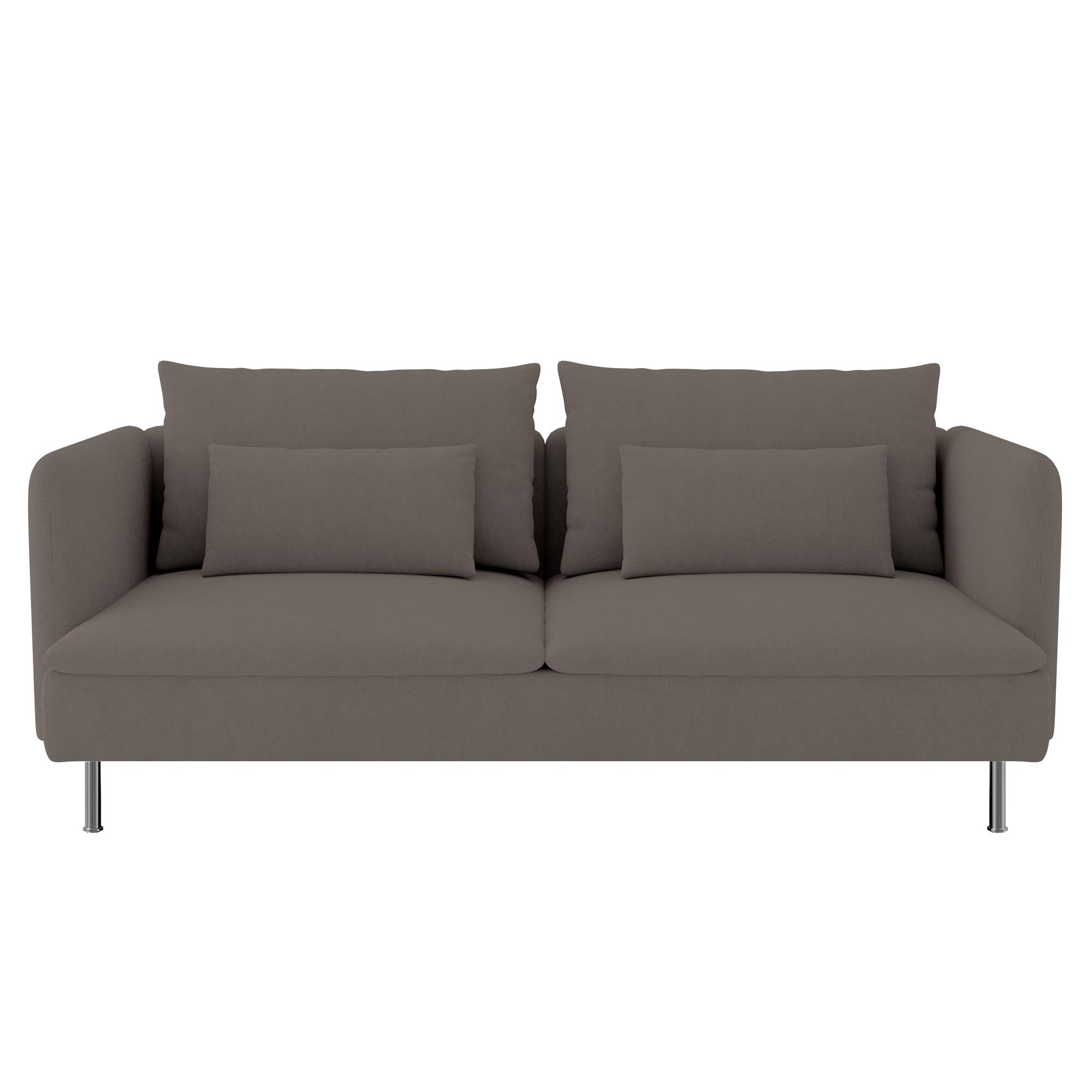 Soderhamn 3 Seat Sofa Cover-Ash-Microfiber