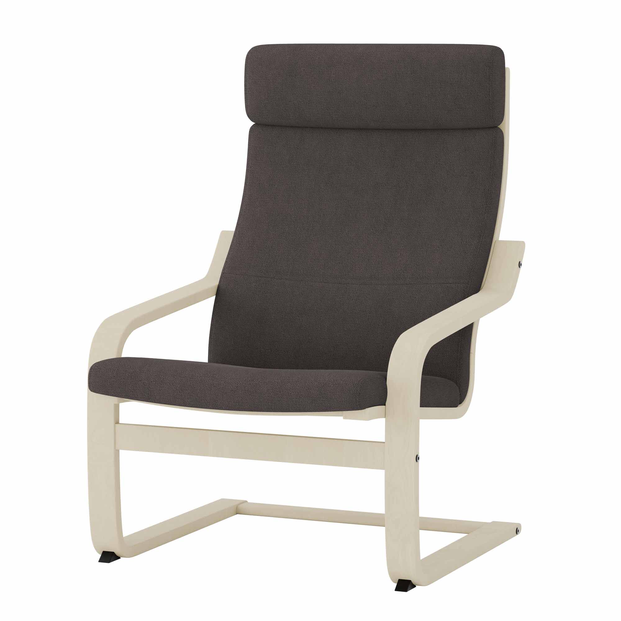 Poang Armchair Cover-Ash-Microfiber