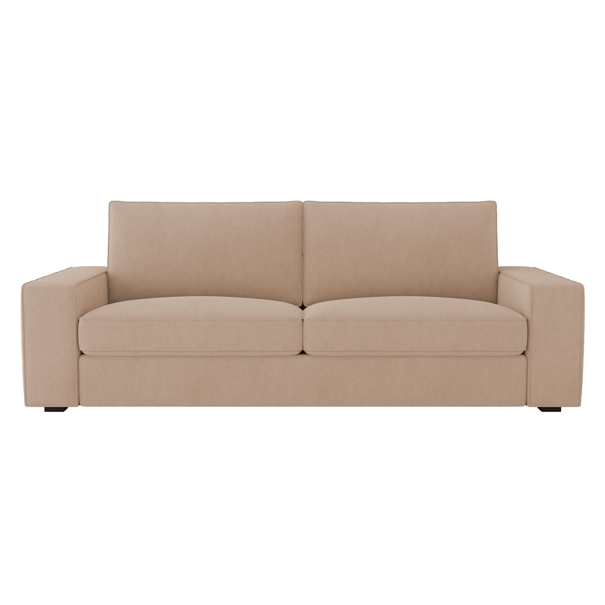 KIVIK 3 Seat Sofa Cover-Camel-Microfiber