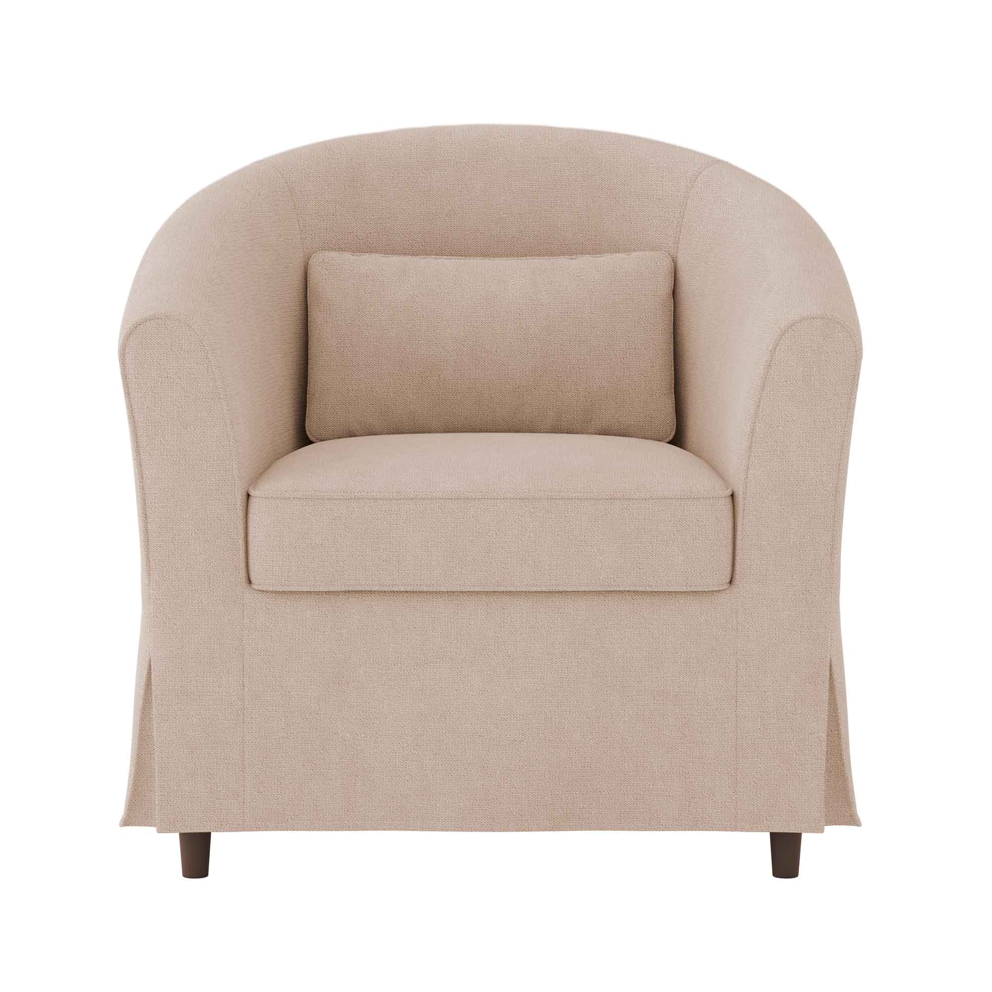 TULLSTA Chair Cushion Cover-Camel-Microfiber