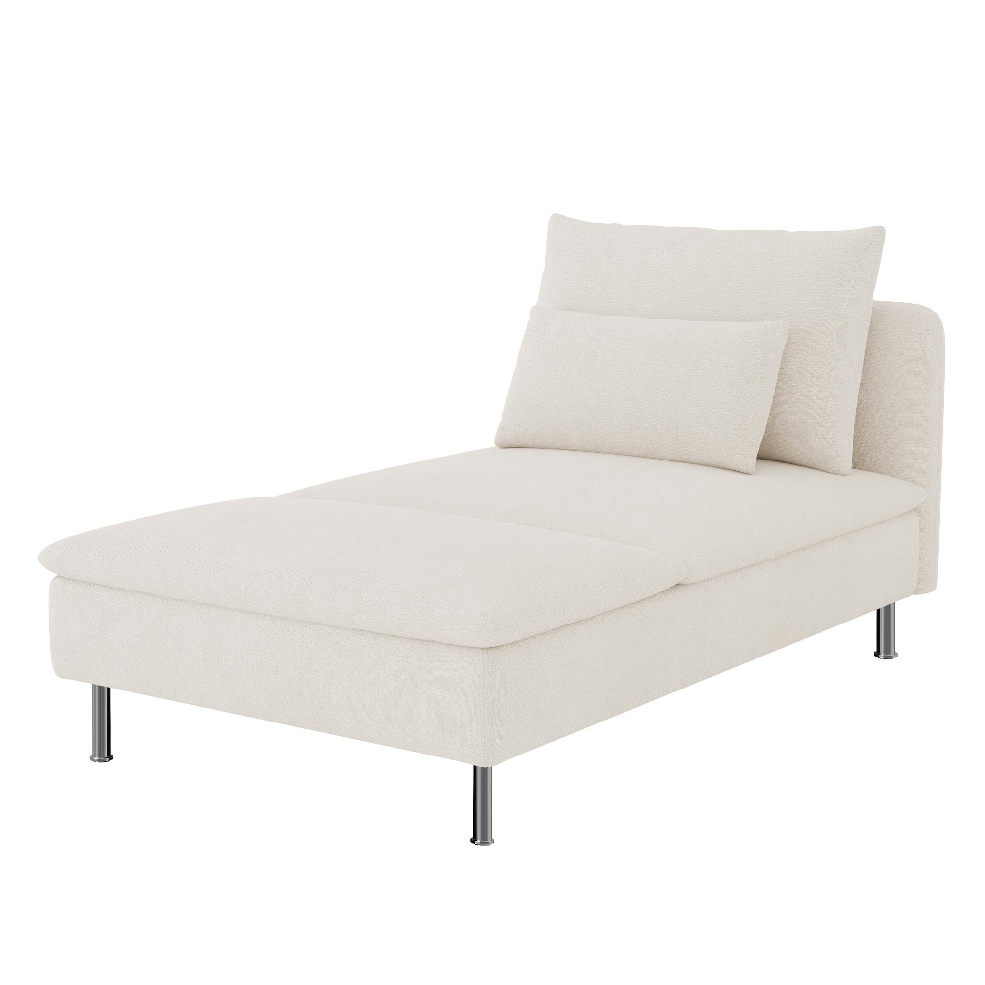 Soderhamn Chaise Lounge Cover-Ivory-Microfiber