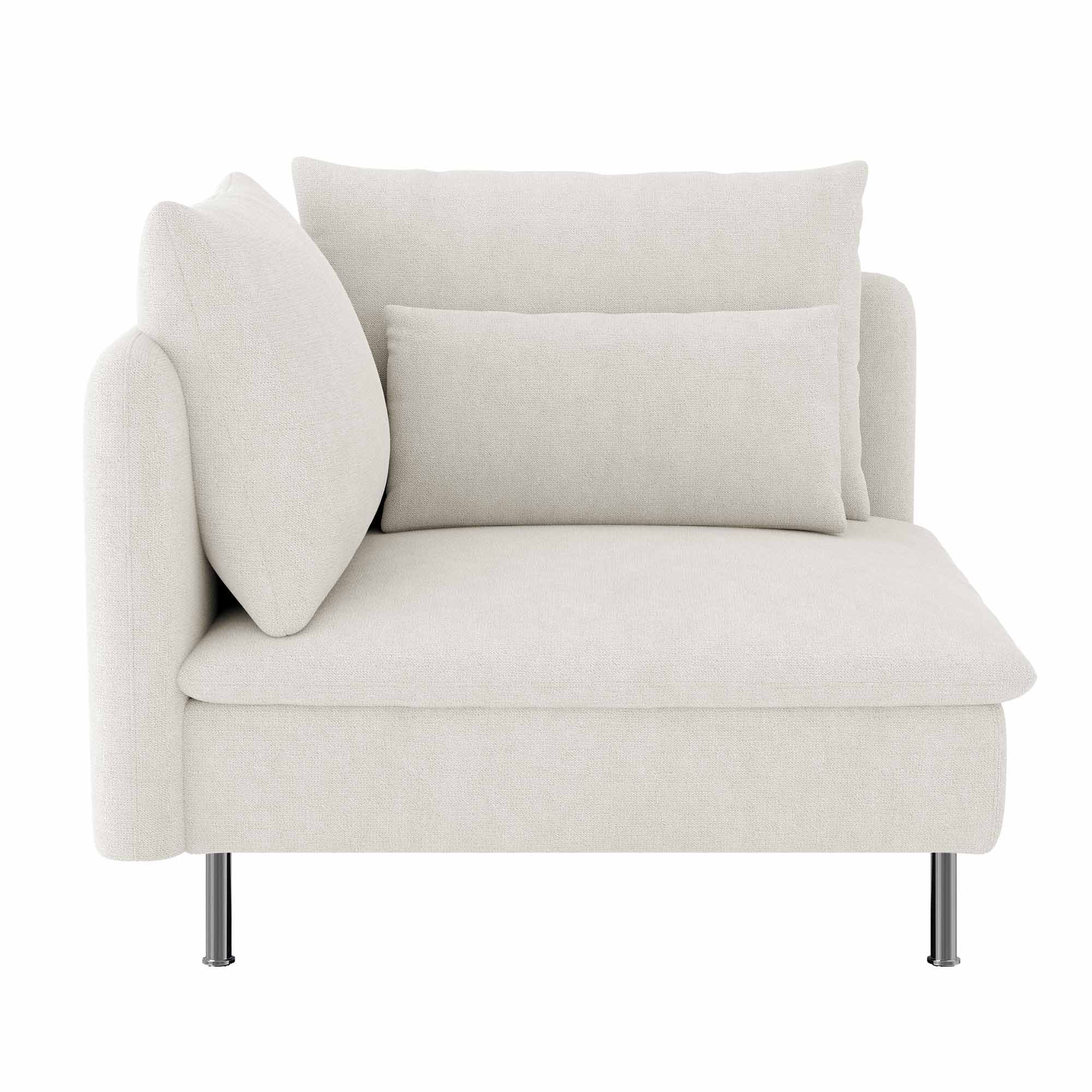 Soderhamn Corner Section Sofa Cover-Ivory-Microfiber