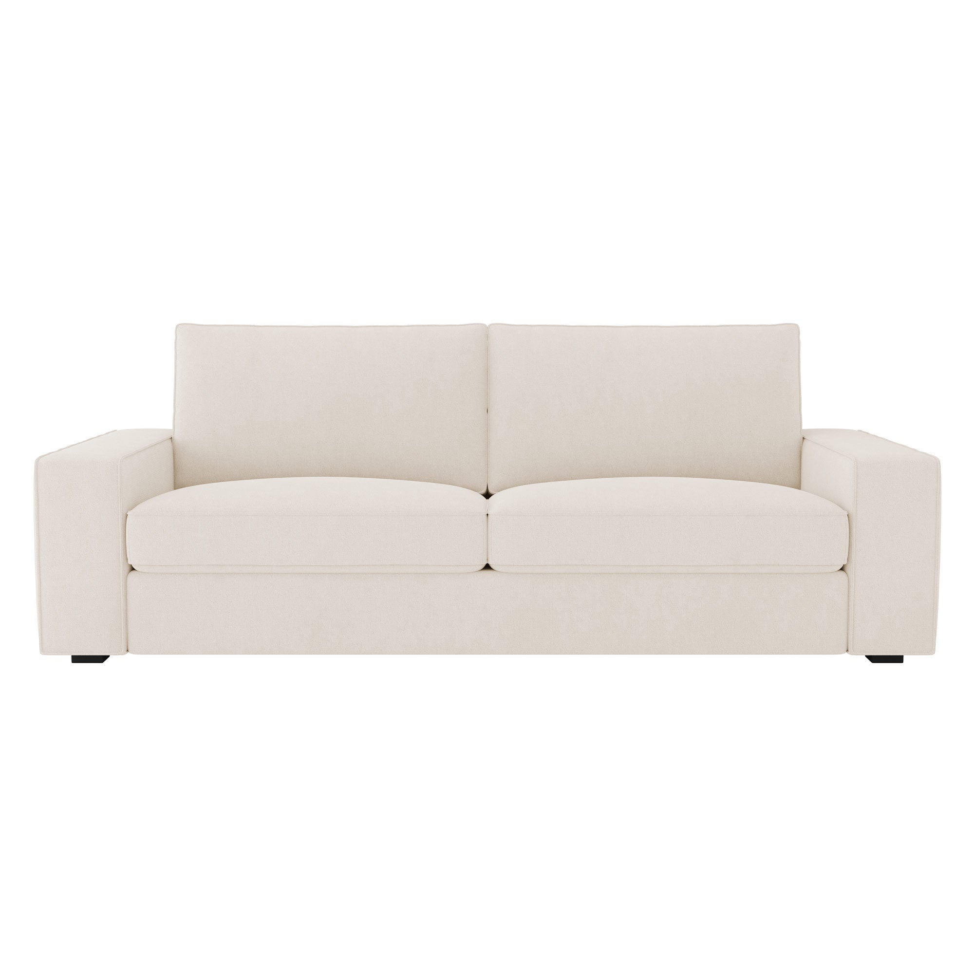 KIVIK 3 Seat Sofa Cover-Ivory-Microfiber
