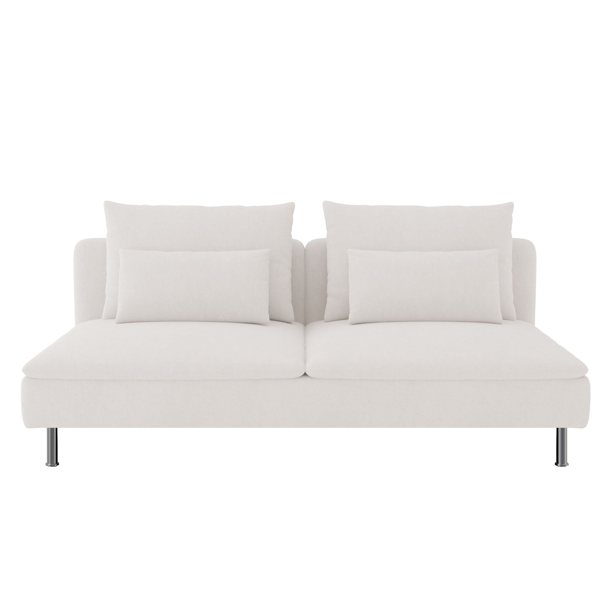 Soderhamn 3 Seat Section Sofa Cover-Ivory-Microfiber