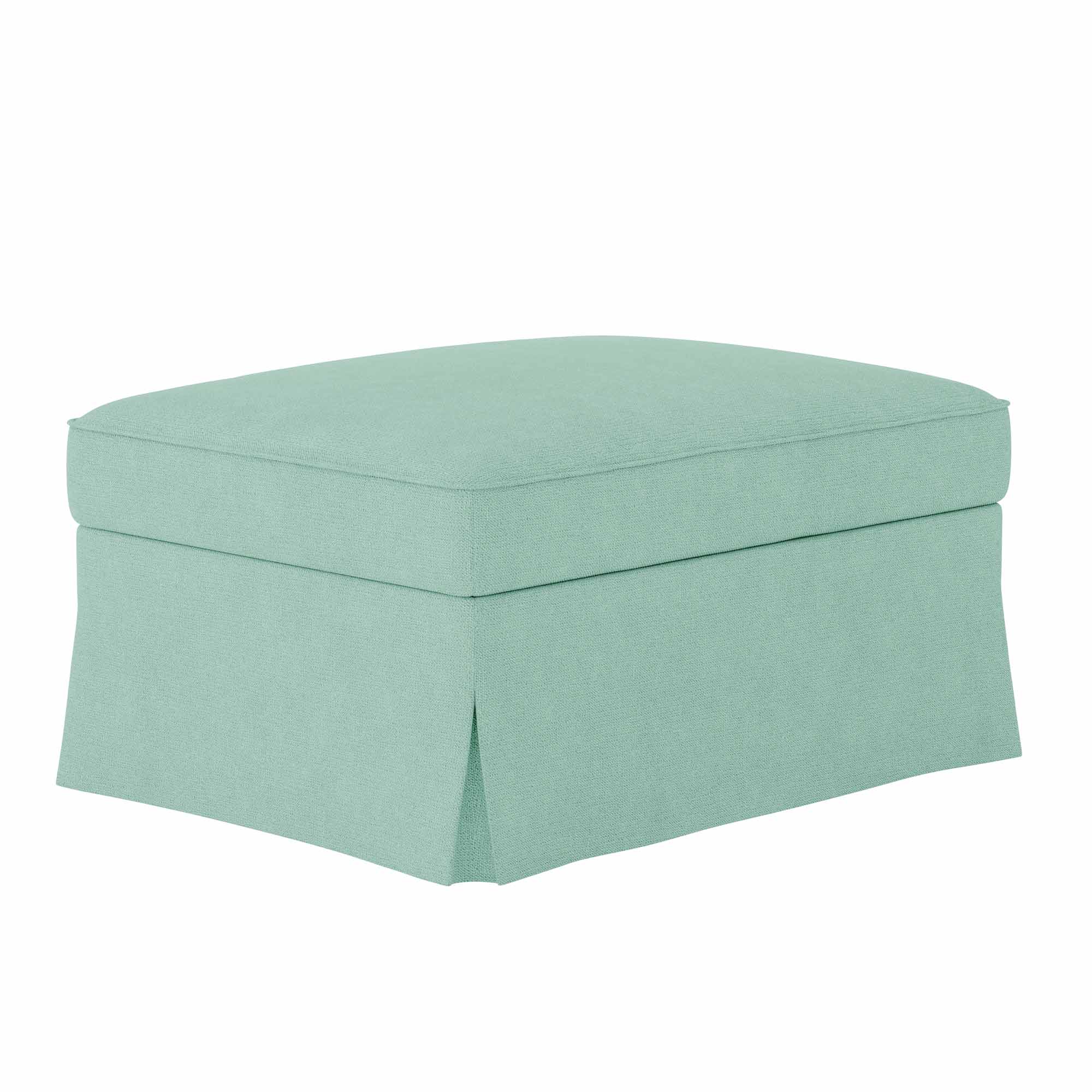 Ektorp Footstool Cover-Microfiber Mint