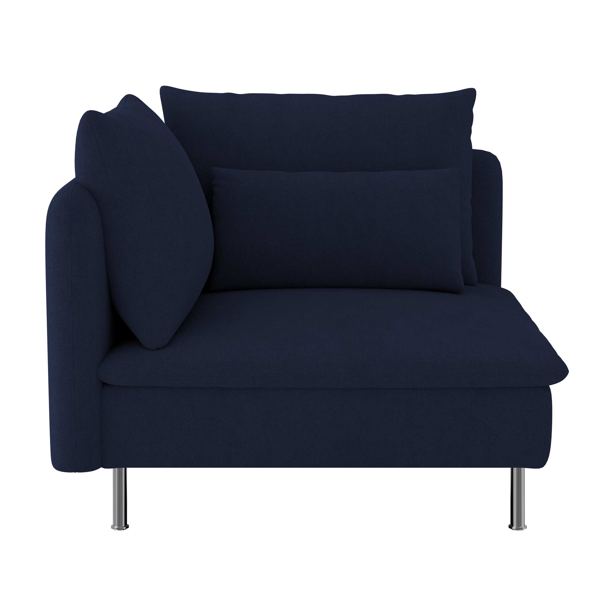 Soderhamn Corner Section Sofa Cover-Navy blue-Microfiber
