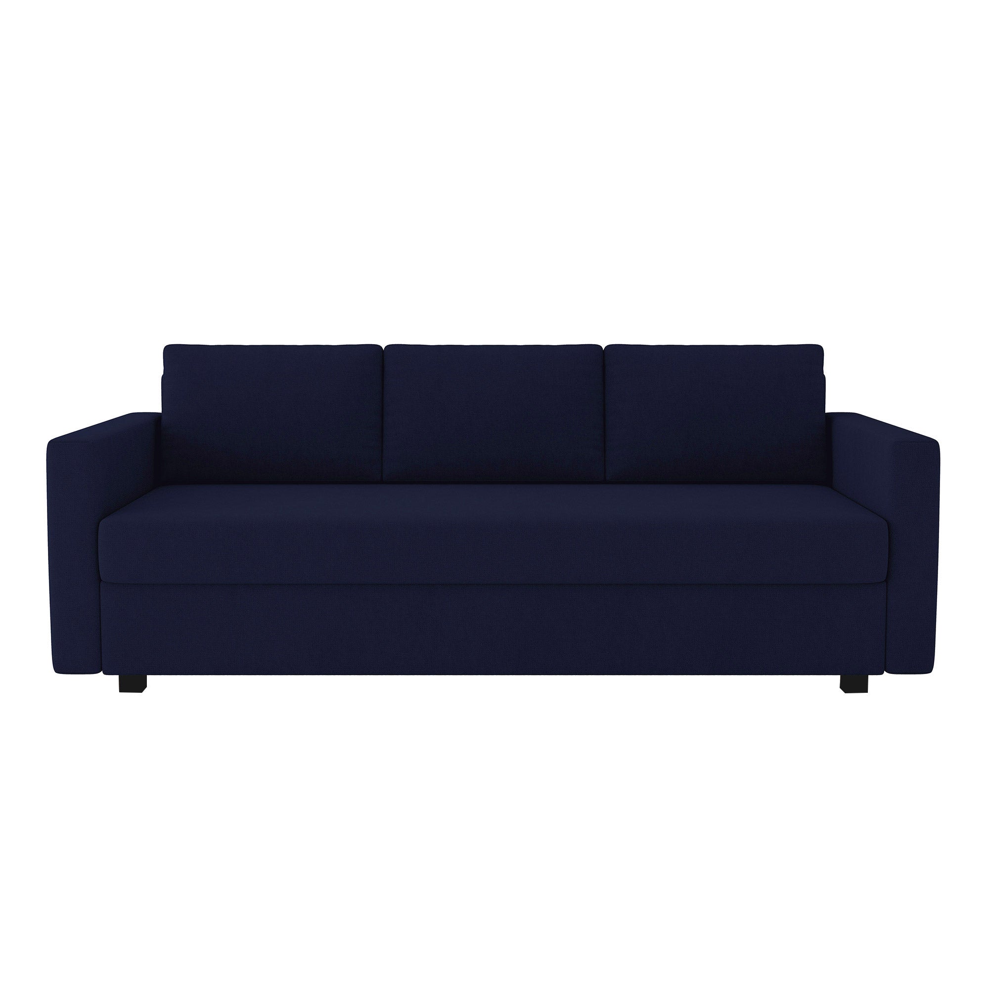 Friheten Folding Sofa Bed Cover-Navy blue-Microfiber