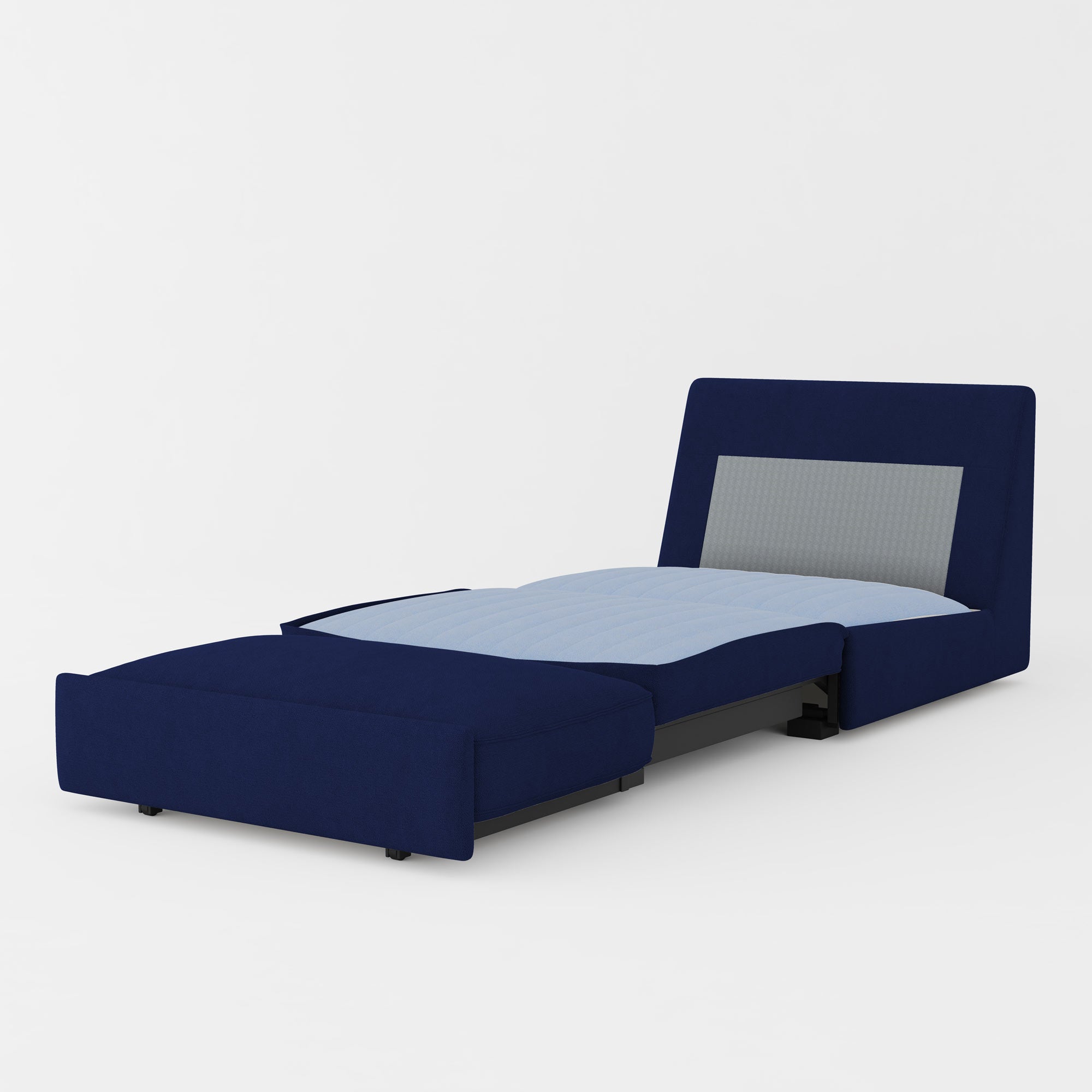 KIVIK Single Sofa Bed Cover-Navy blue-Microfiber