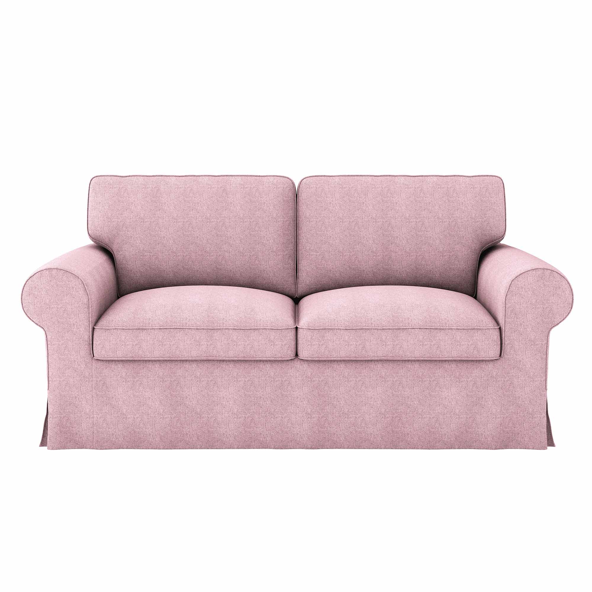 UPPLAND Loveseat Cover-Structural Weave Blush pink