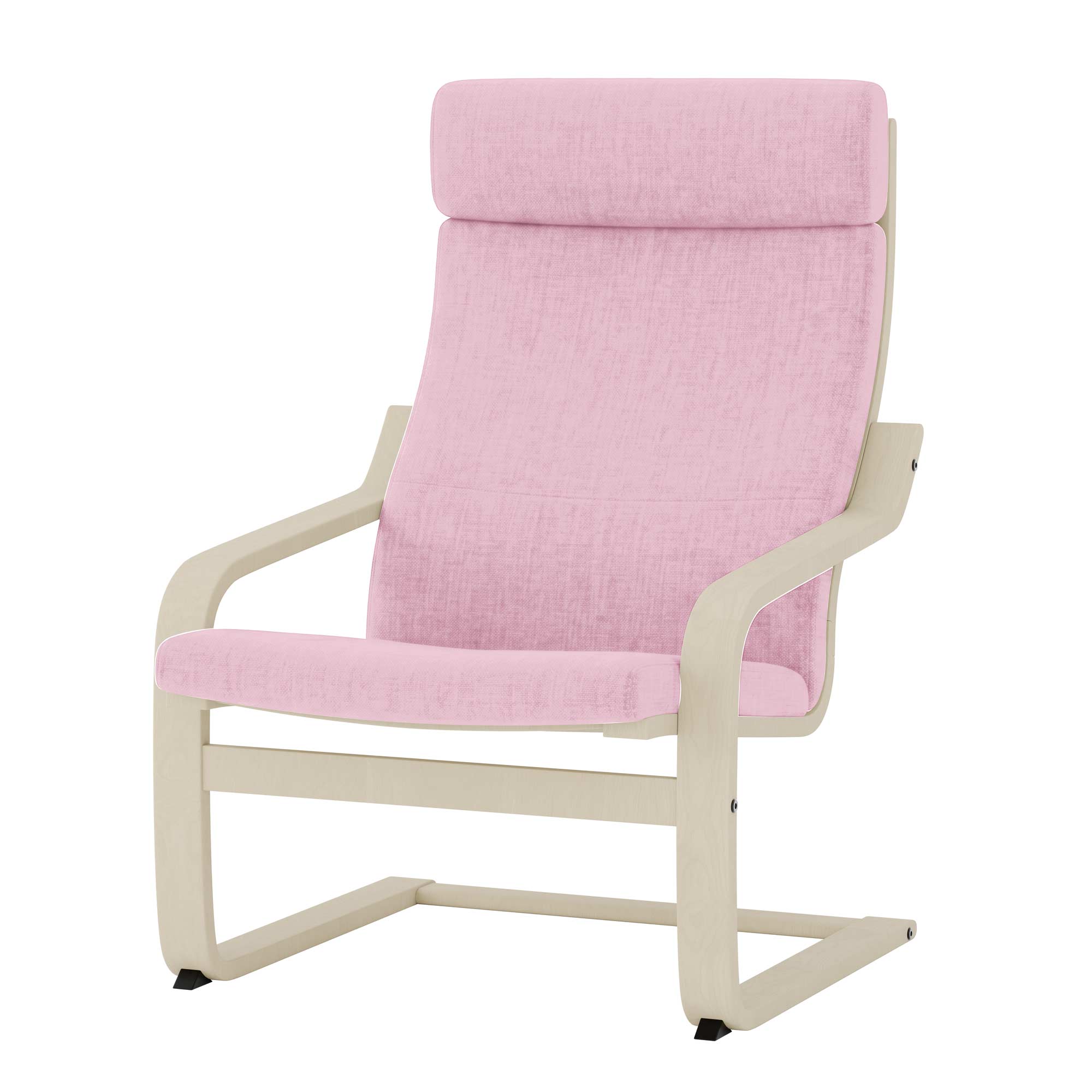 Poang Armchair Cover-Blush pink-Structural Weave