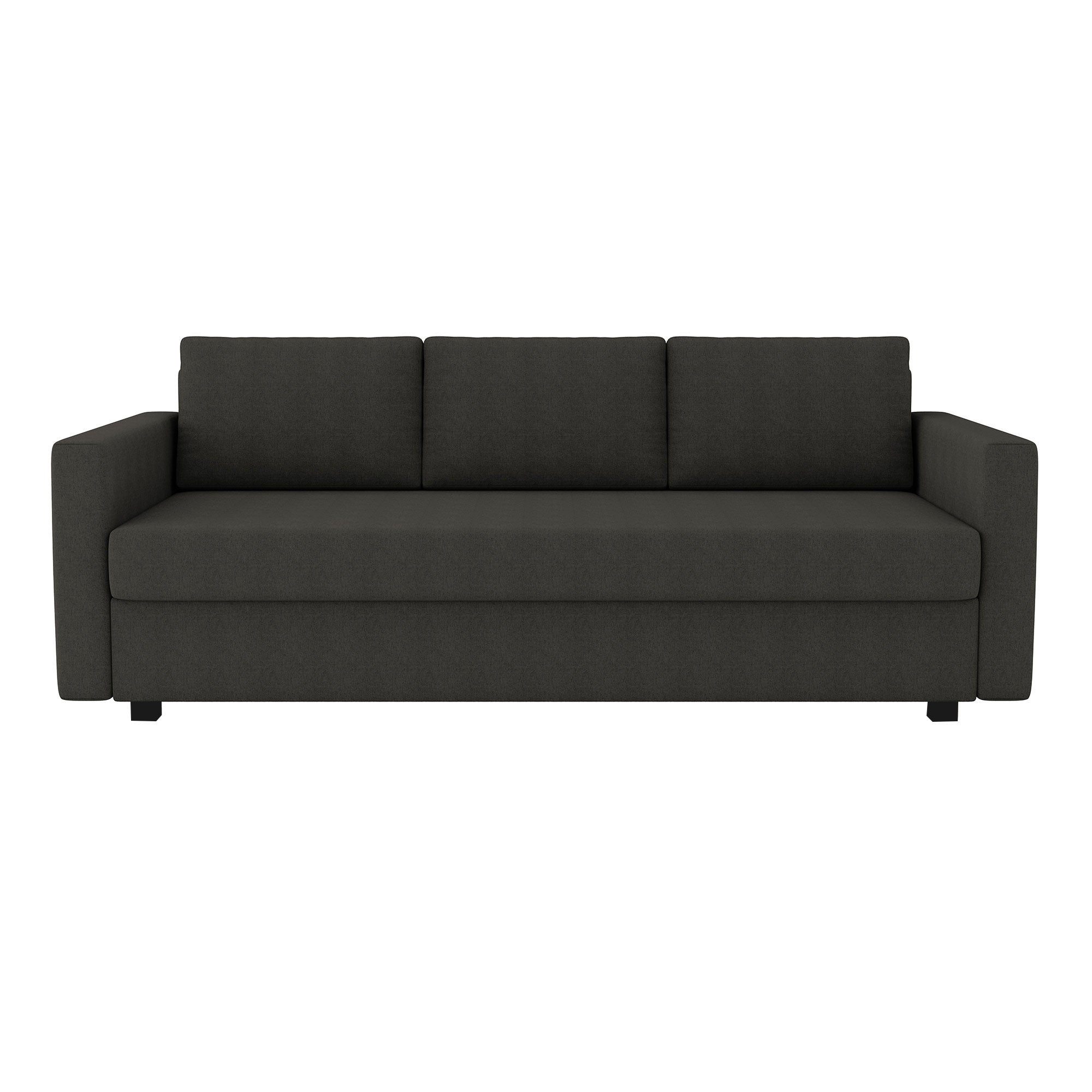 Friheten Folding Sofa Bed Cover-Charcoal-Structural Weave