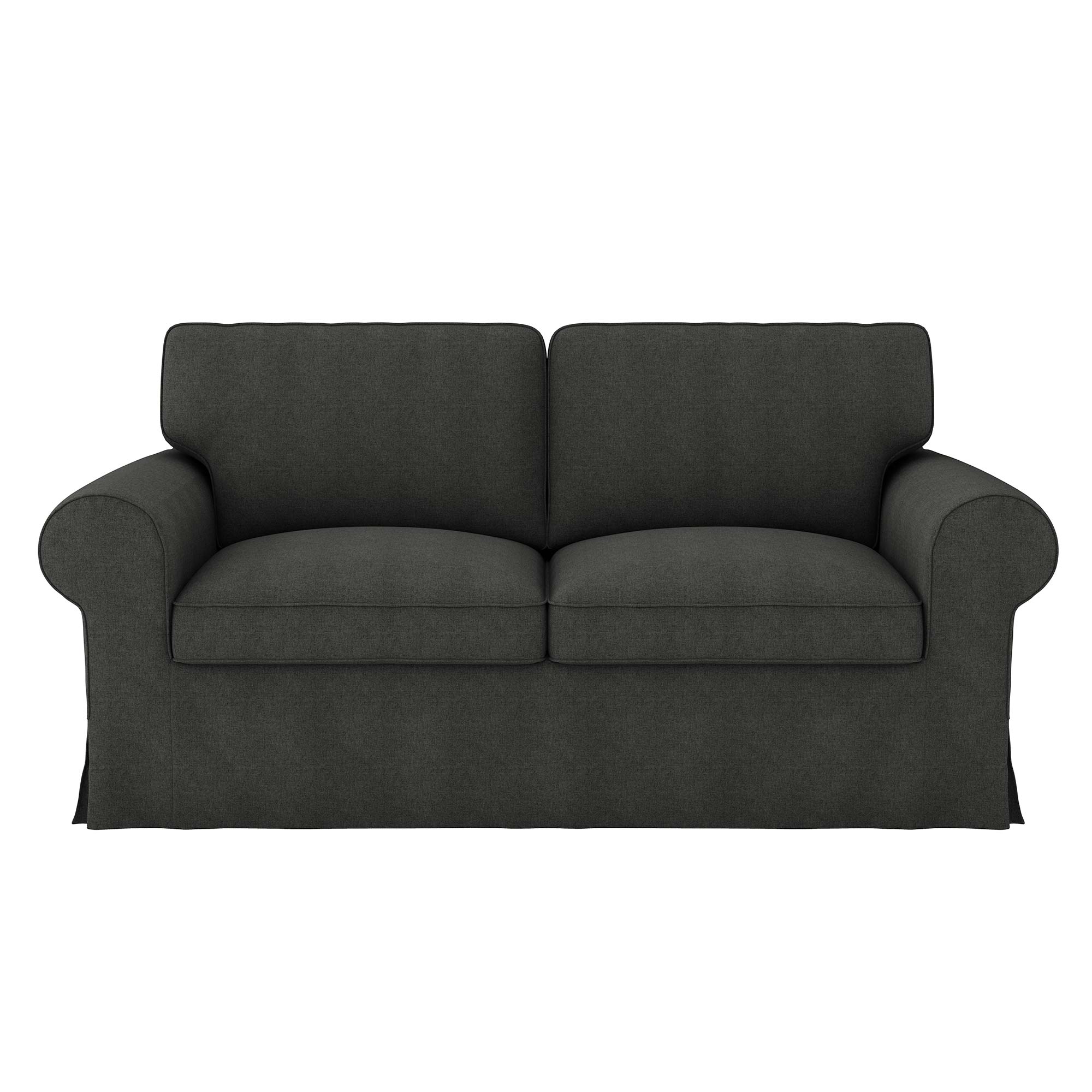 UPPLAND Loveseat Cover-Structural Weave Charcoal