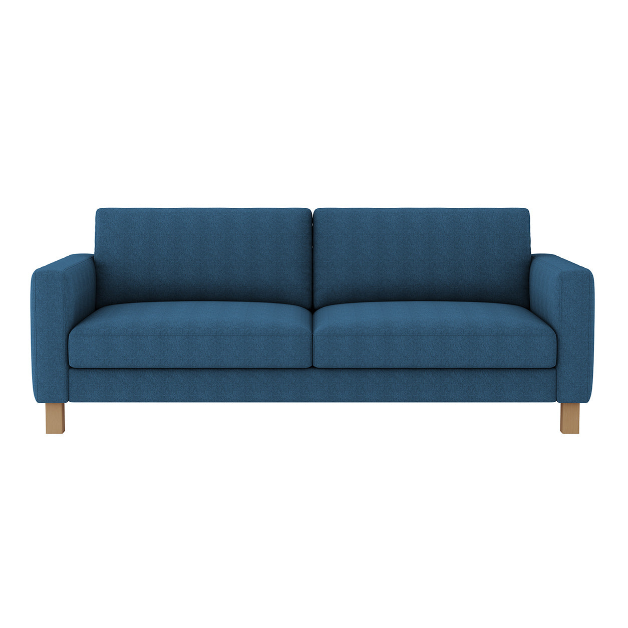 Karlstad 3 Seat Sofa Cover-Powder blue-Structural Weave