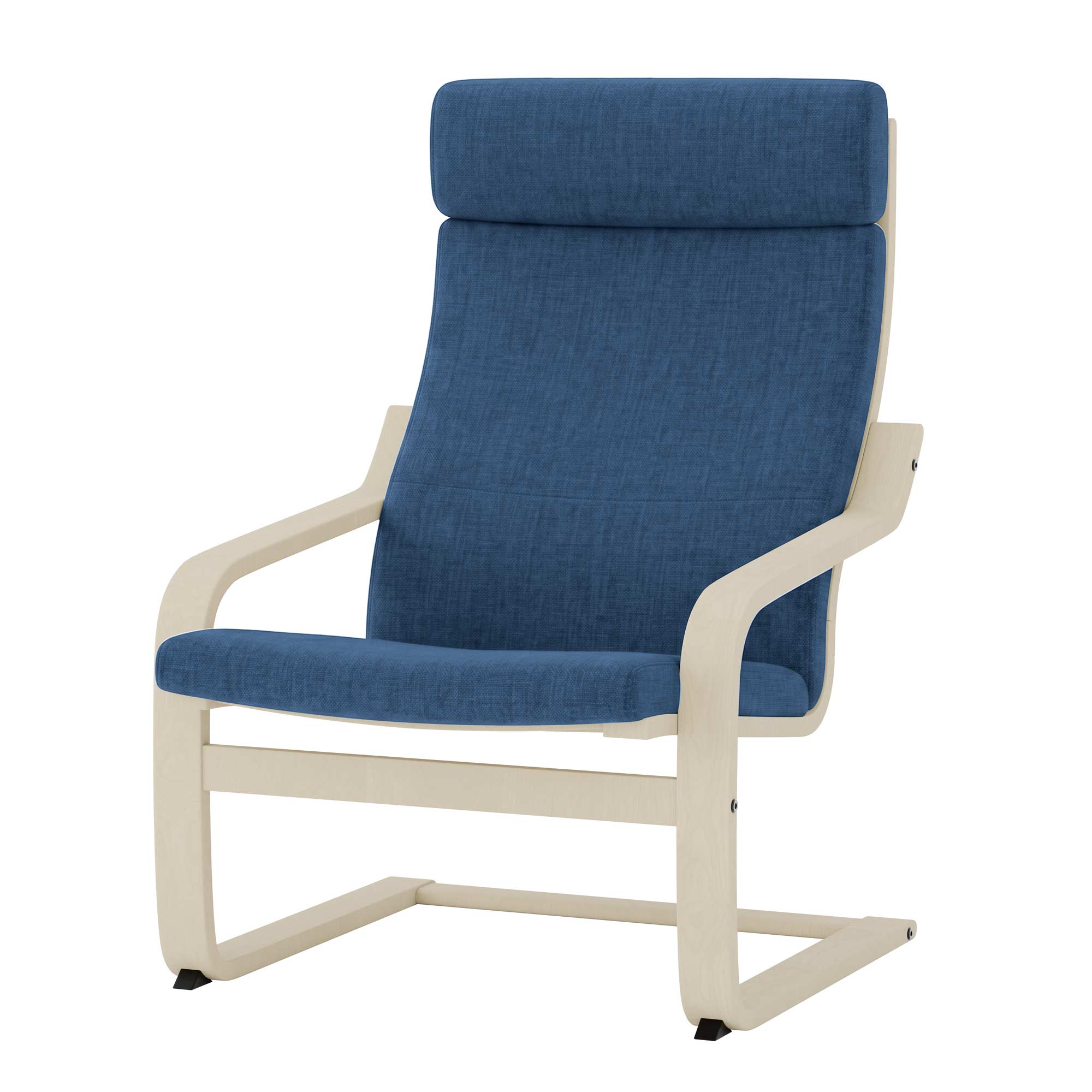 Poang Armchair Cover-Powder blue-Structural Weave