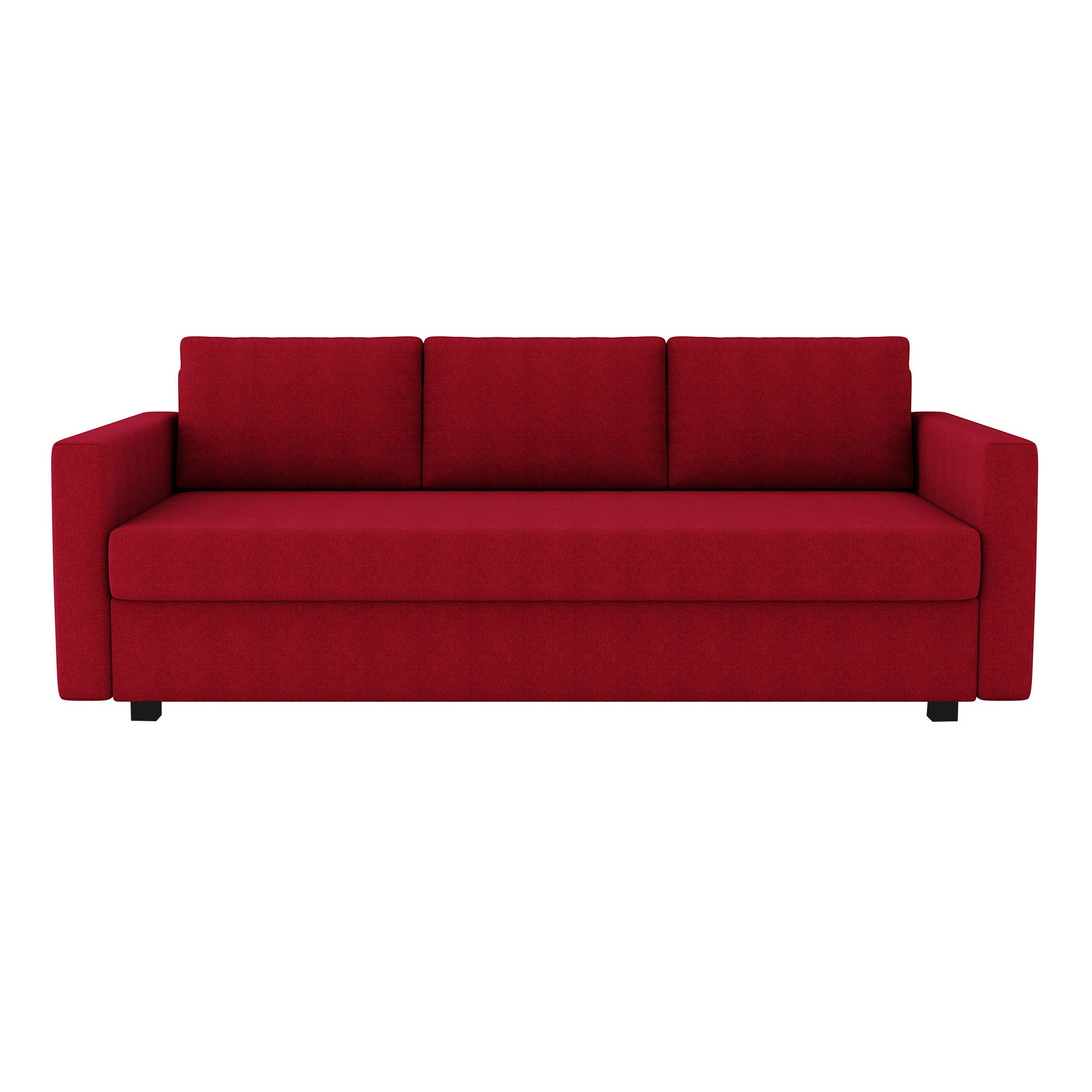 Friheten Folding Sofa Bed Cover-Red-Structural Weave